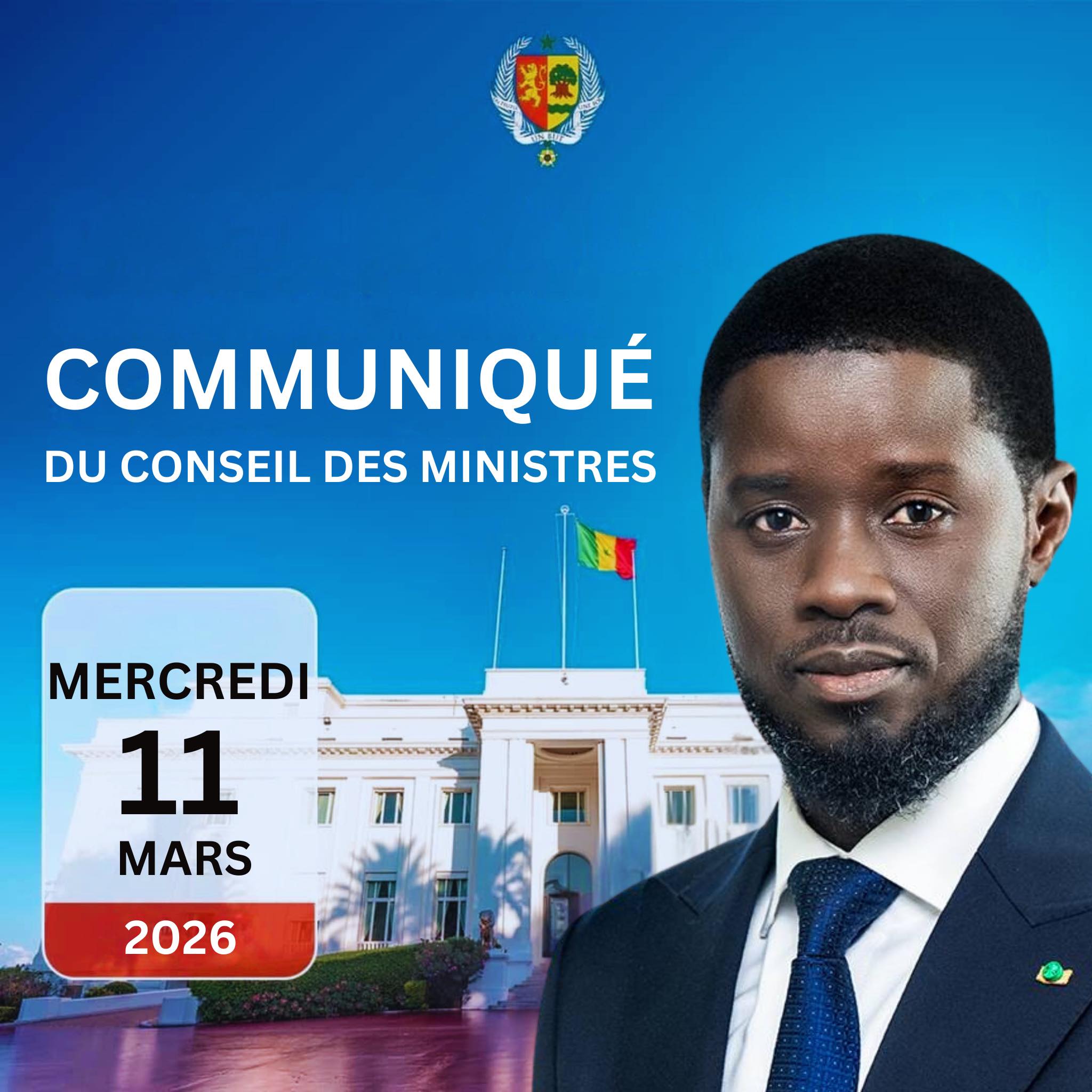 Sénégal: Conseil des Ministres du mercredi 11 mars 2026