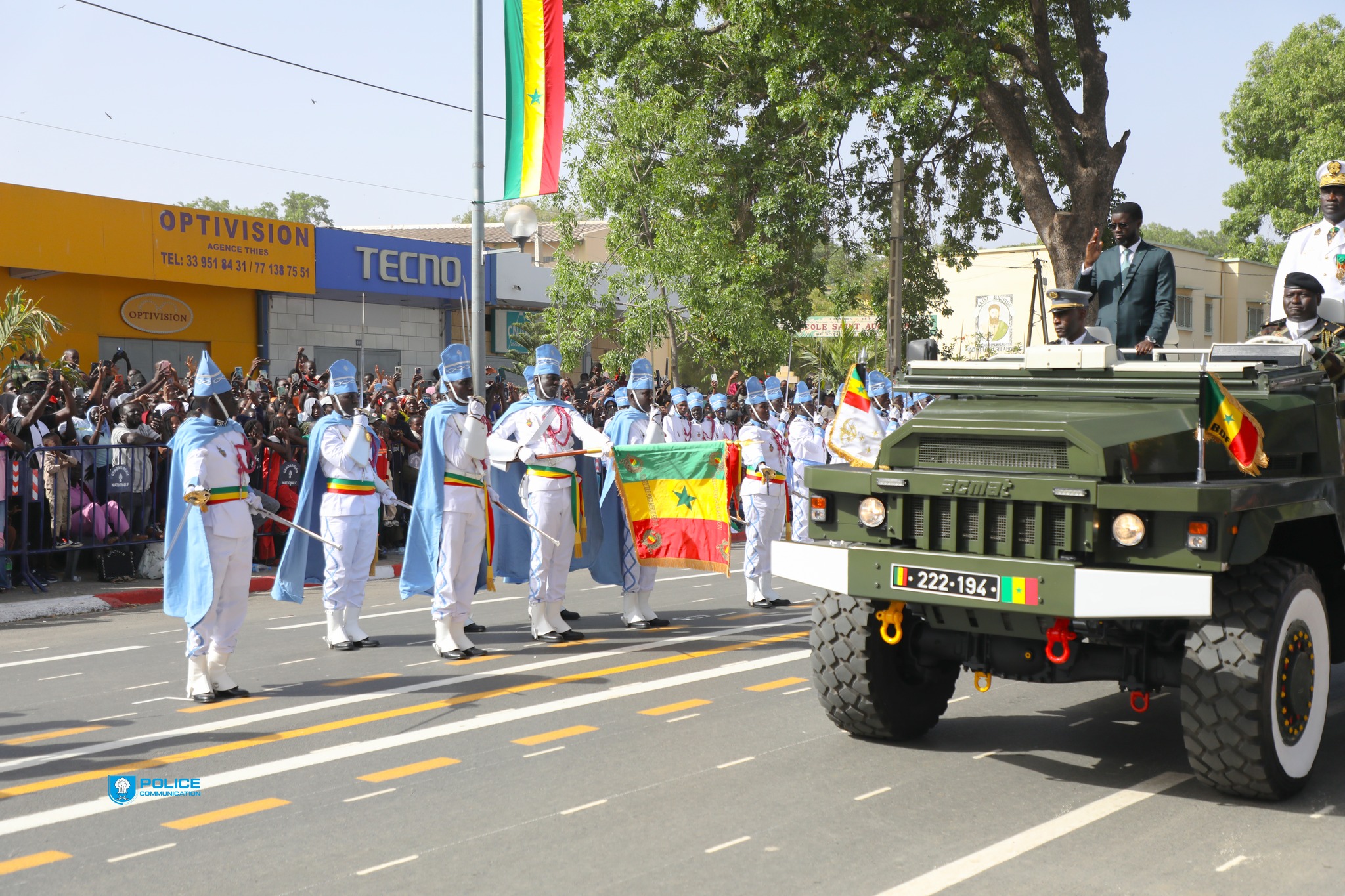 Thiès célèbre l’Indépendance et l’Olympisme: la Police nationale en démonstration