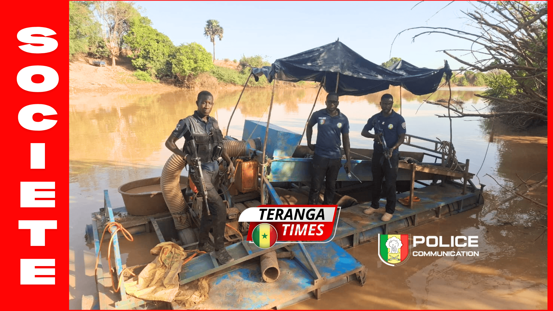 Sénégal: démantèlement d’une drague illégale à Doguiba pour protéger le fleuve Falémé