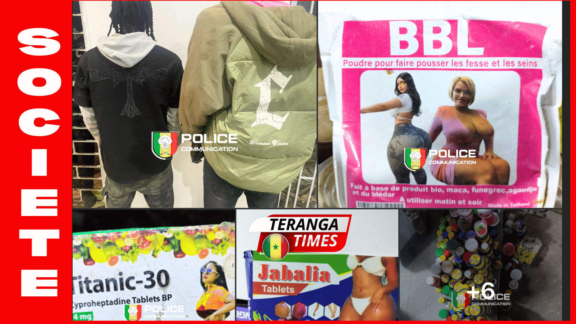 Sécurité publique : La Police démantèle un vaste réseau de trafic de médicaments et d'opioïdes entre Grand Dakar et Grand Yoff