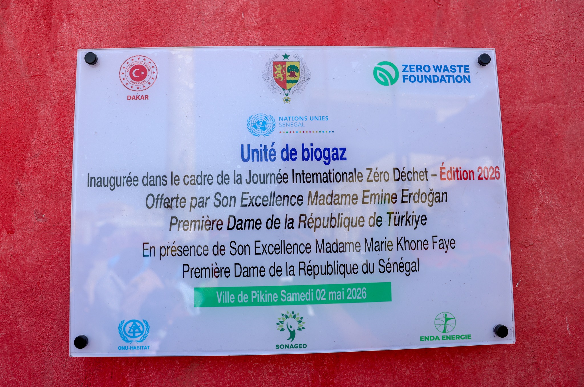 Pikine au cœur de l'innovation durable: Inauguration de l'unité de biogaz du marché Sandika