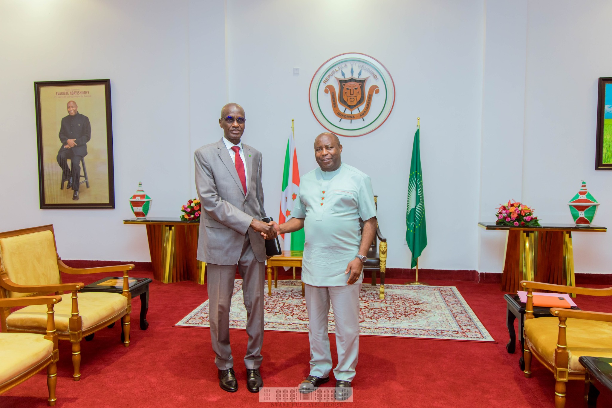 Francophonie : Évariste Ndayishimiye reçoit des envoyés de Mohamed Ould Ghazouani