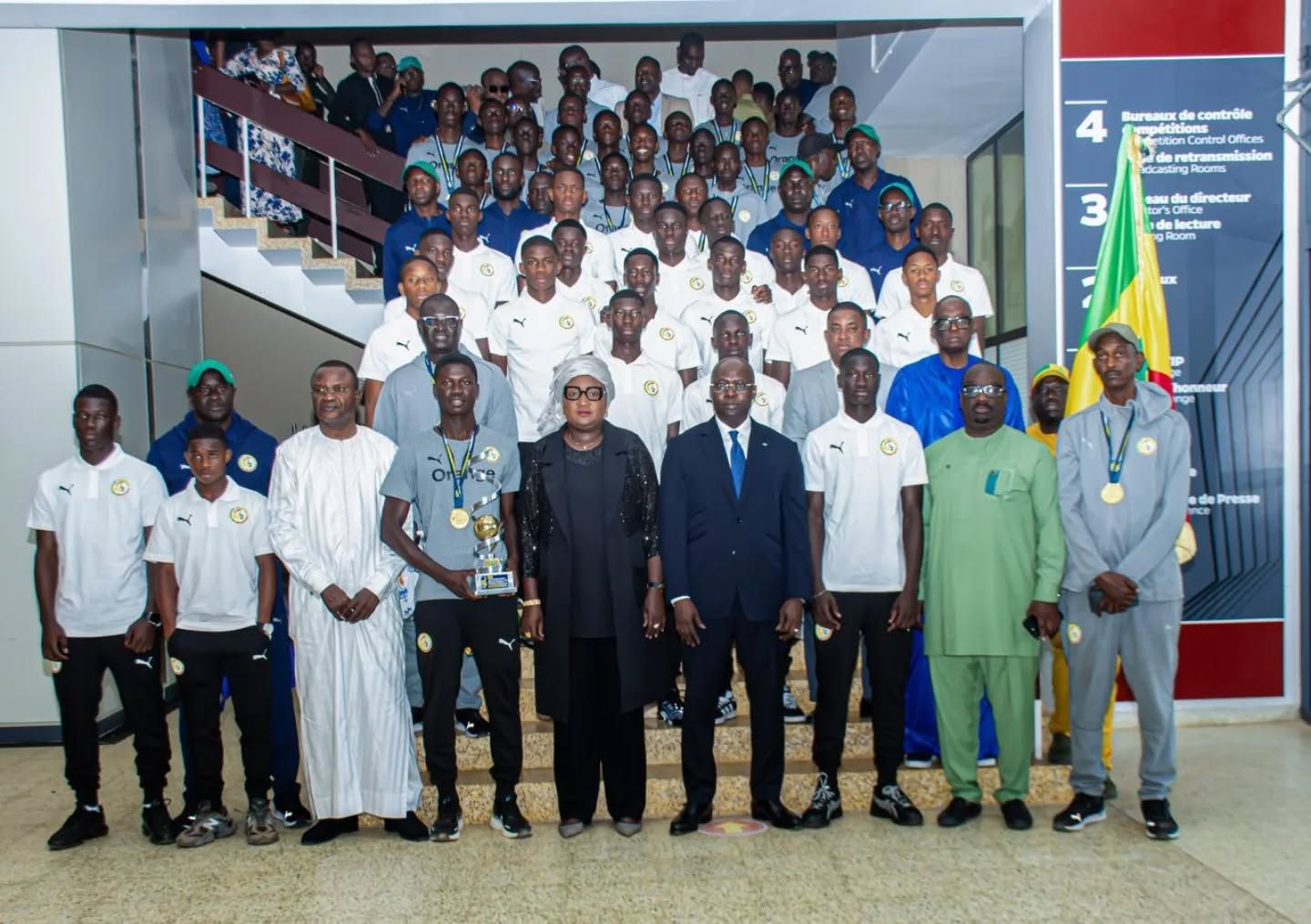Football : les U15 champions d’Afrique célébrés, les U17 mobilisés pour la CAN