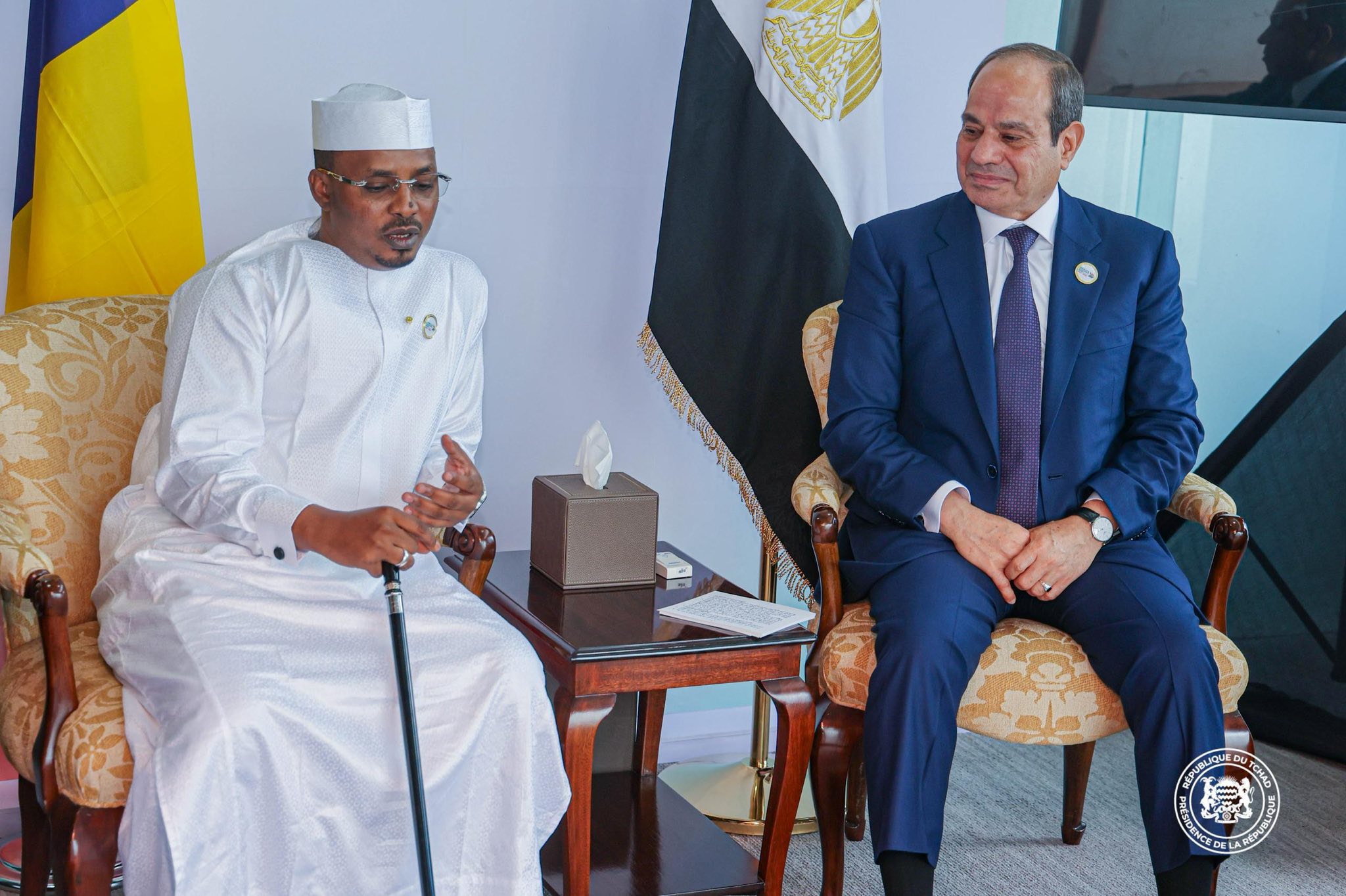 Sommet Africa Forward : Rencontre stratégique entre Mahamat Idriss Deby Itno et Abdel Fattah Al-Sissi