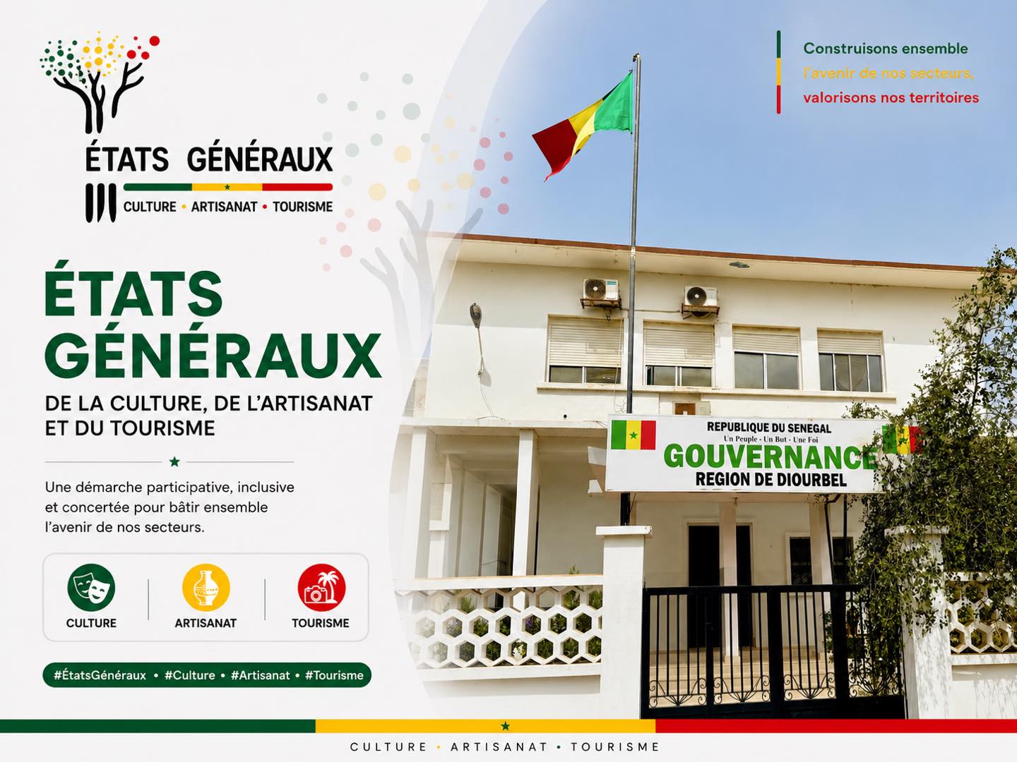 En route vers les États généraux : Diourbel lance ses concertations culturelles et artisanales.