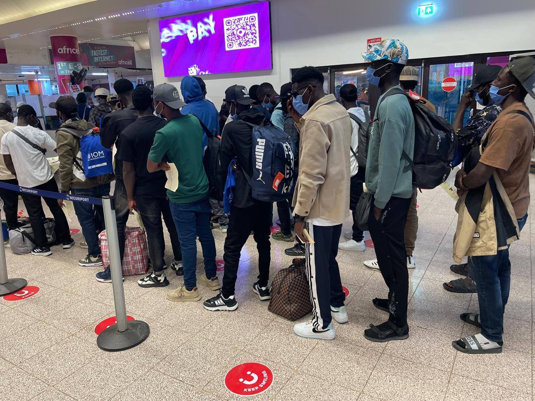Coopération réussie entre le GID et l'OIM : 150 migrants gambiens de retour de Libye accueillis à Banjul