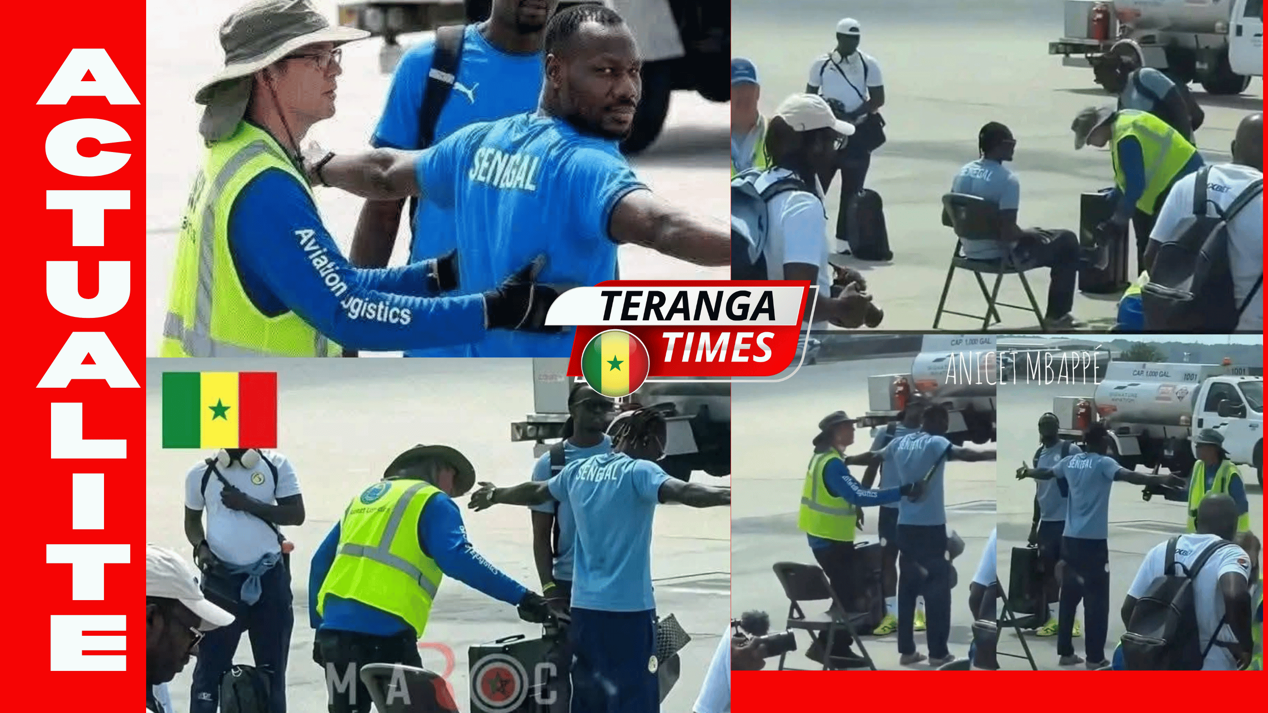 Mondial 2026 : Indignation générale après le traitement « indigne et humiliant » infligé aux Lions du Sénégal à leur arrivée aux États-Unis