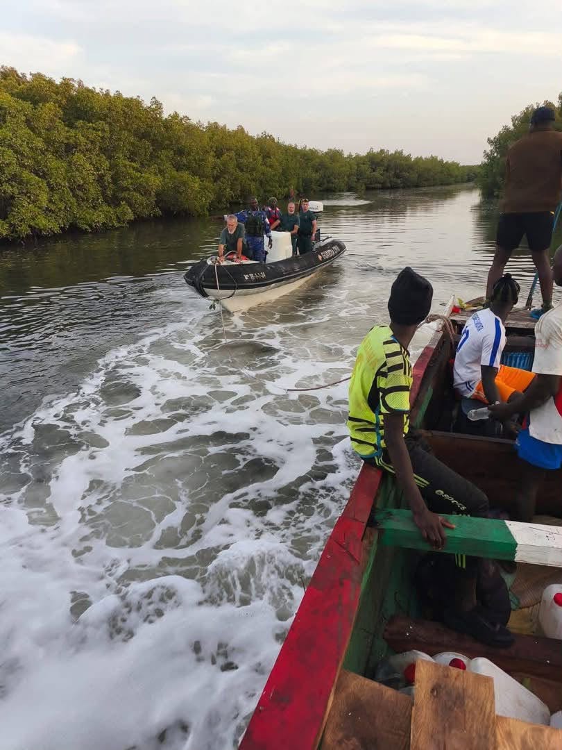 Banjul : Une opération tripartite inédite permet l'interception de 71 migrants clandestins au pont de Denton