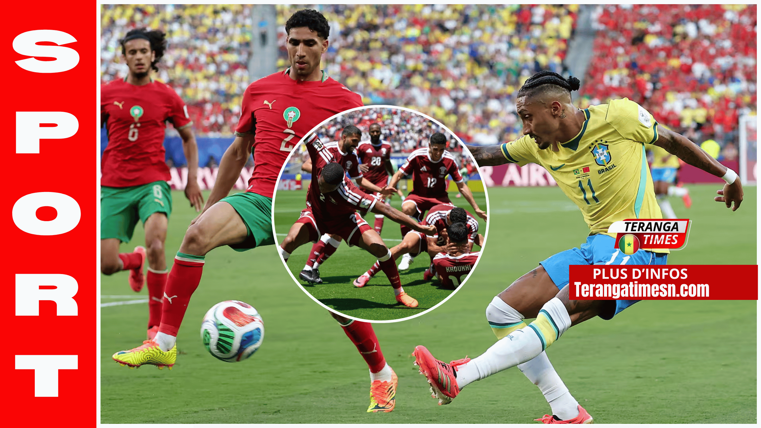 Mondial 2026 : Brésil et Maroc se neutralisent, le Qatar crée la surprise face à la Suisse