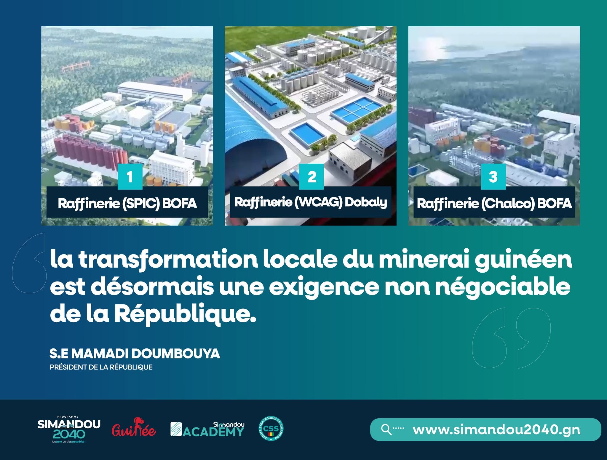 Guinée - Programme Simandou 2040 : lancement des travaux de la raffinerie d'alumine Chalco à Boffa, un tournant industriel majeur