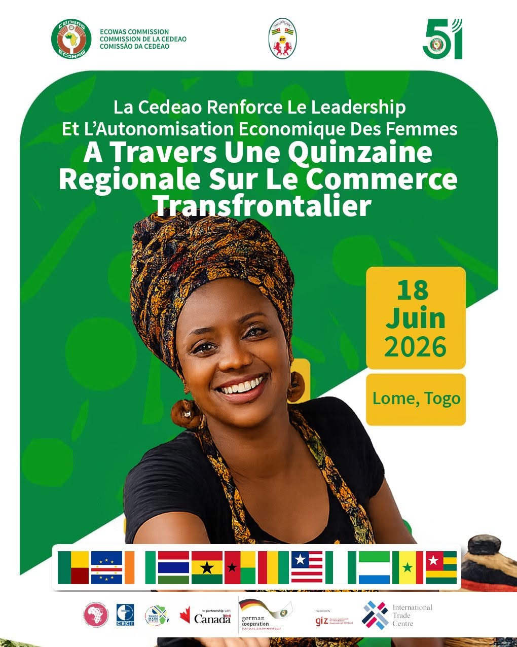Intégration régionale : La CEDEAO lance une quinzaine dédiée à l'autonomisation des femmes commerçantes transfrontalières à Lomé
