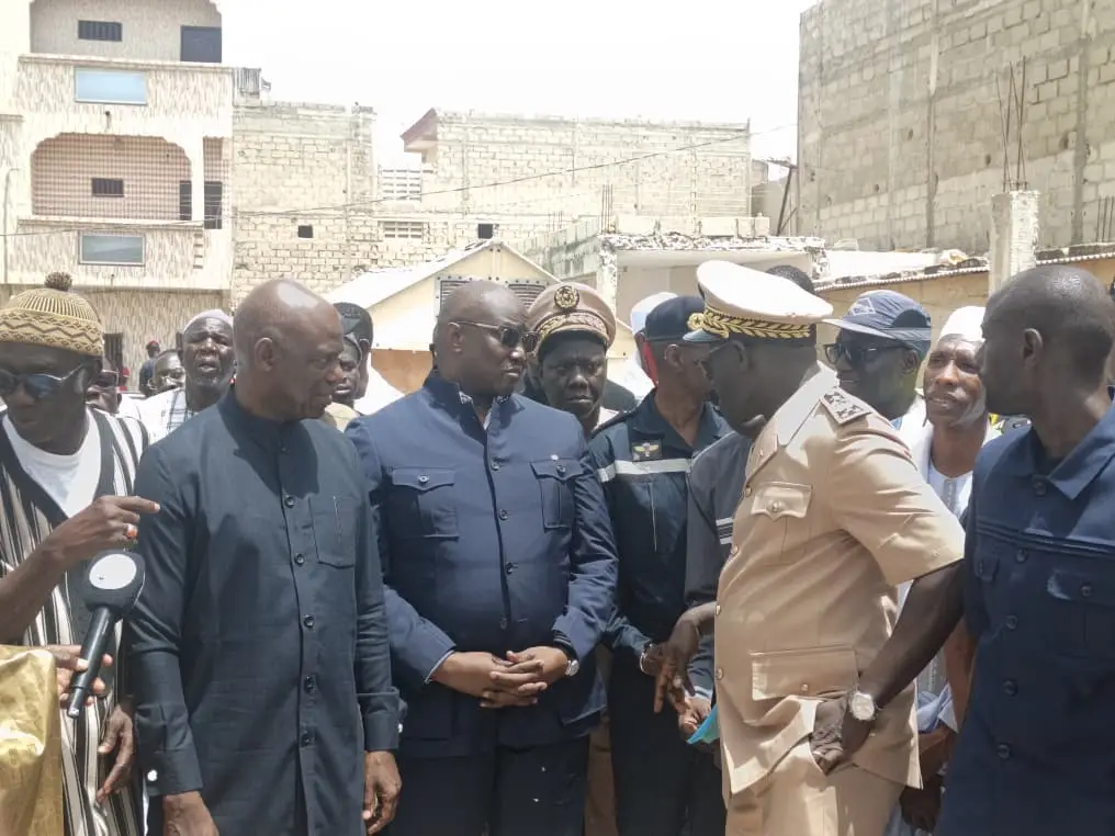 Drame à Saint-Louis: Le bilan de l’effondrement d’un immeuble à Pikine passe à 5 morts, Mouhamadou Makhtar Cissé sur les lieux