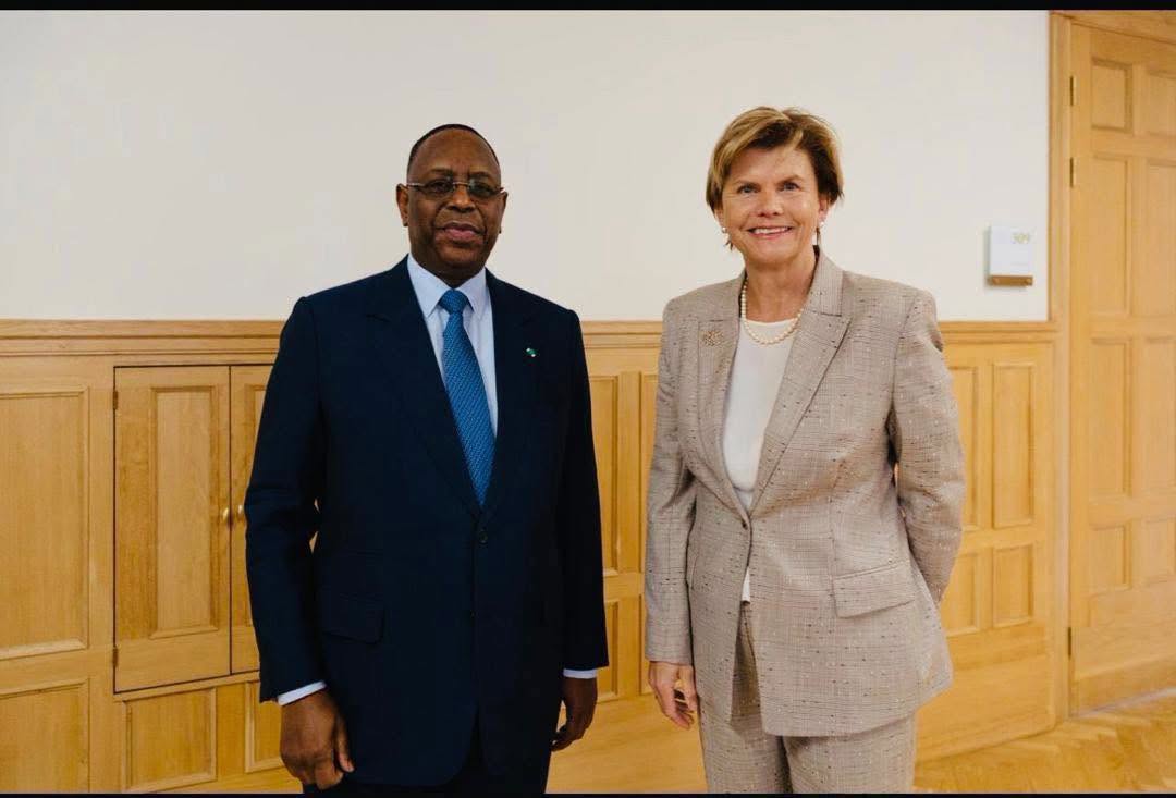 Diplomatie : En course pour l’ONU, Macky Sall s'entretient avec la ministre des Affaires étrangères de la Lettonie