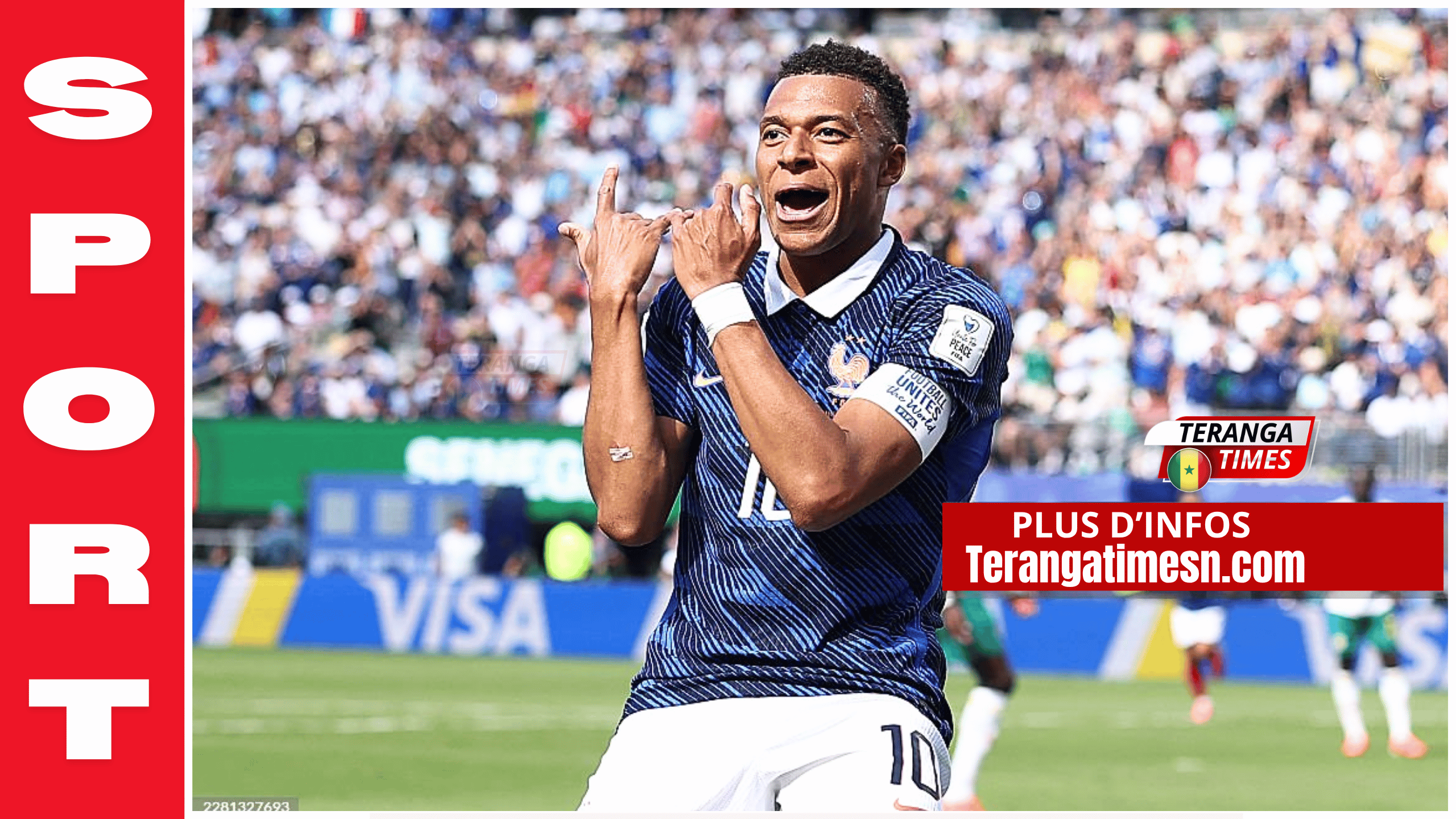 Mbappé répond à Messi et rejoint Ronaldo : le but XXL contre l'Irak