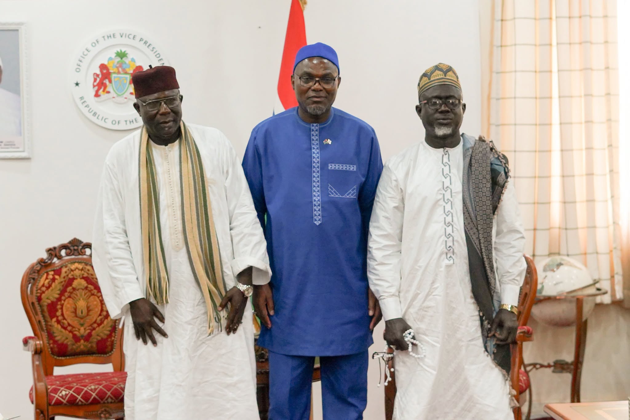 Gambie : Le Vice-Président Mohammed B.S. Jallow reçoit une délégation de la Fondation Internationale Imaan State House