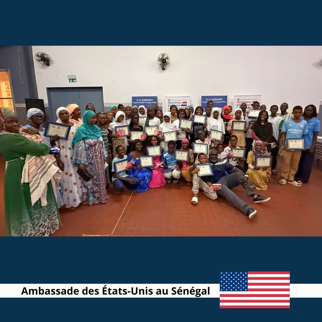 Ziguinchor: l’Ambassade des États-Unis célèbre l’excellence du programme « English Access »