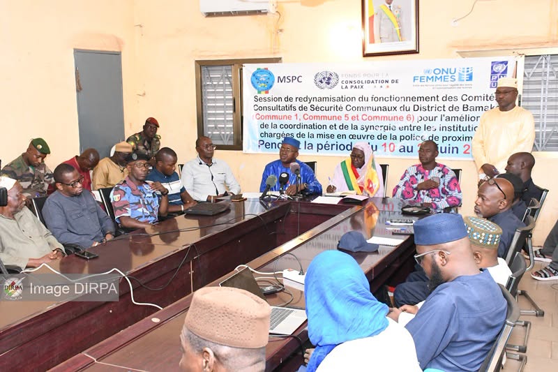 Bamako : redynamisation des Comités Consultatifs de Sécurité pour renforcer la police de proximité