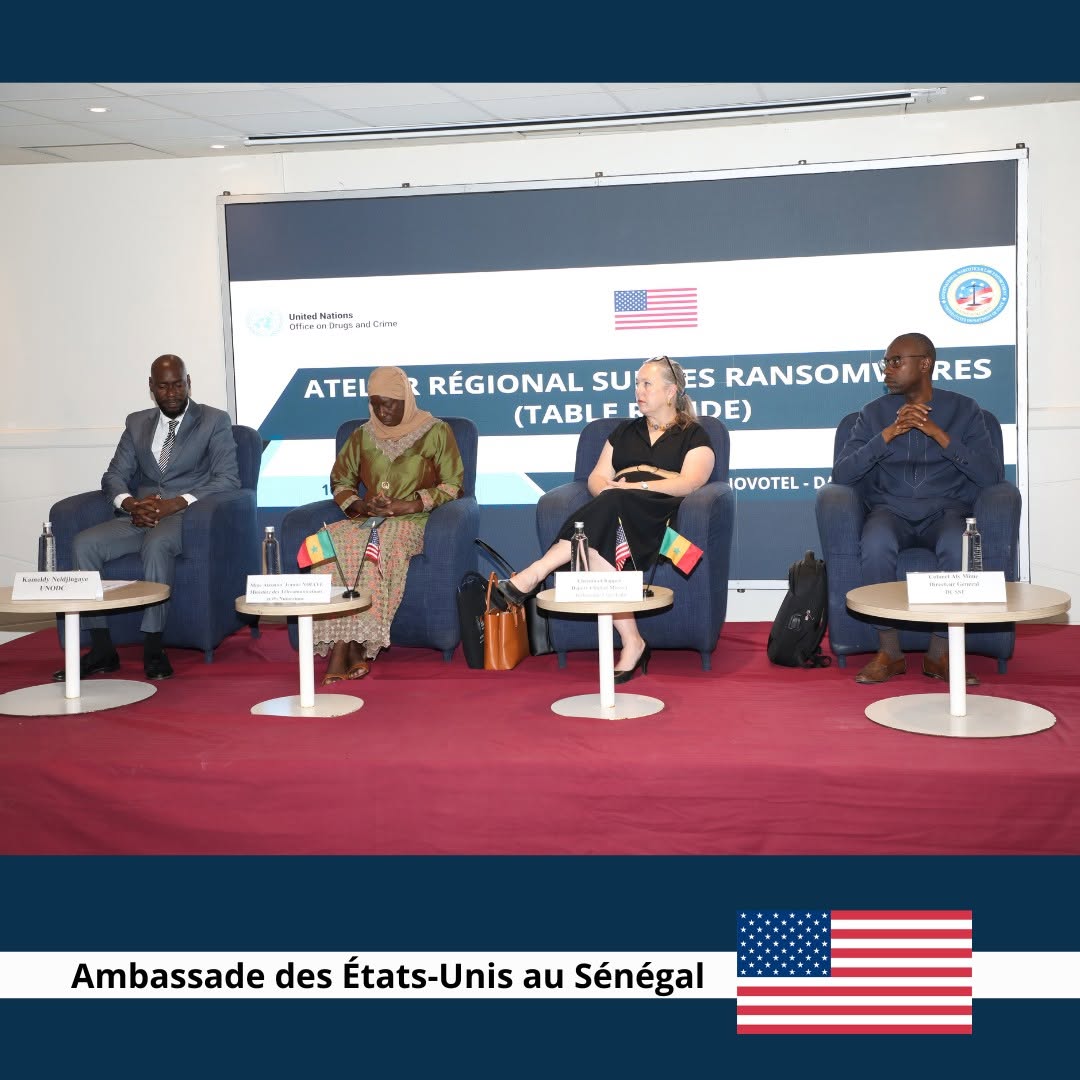 Cybersécurité : L’ambassade des États-Unis appuie un exercice régional contre les ransomwares à Dakar