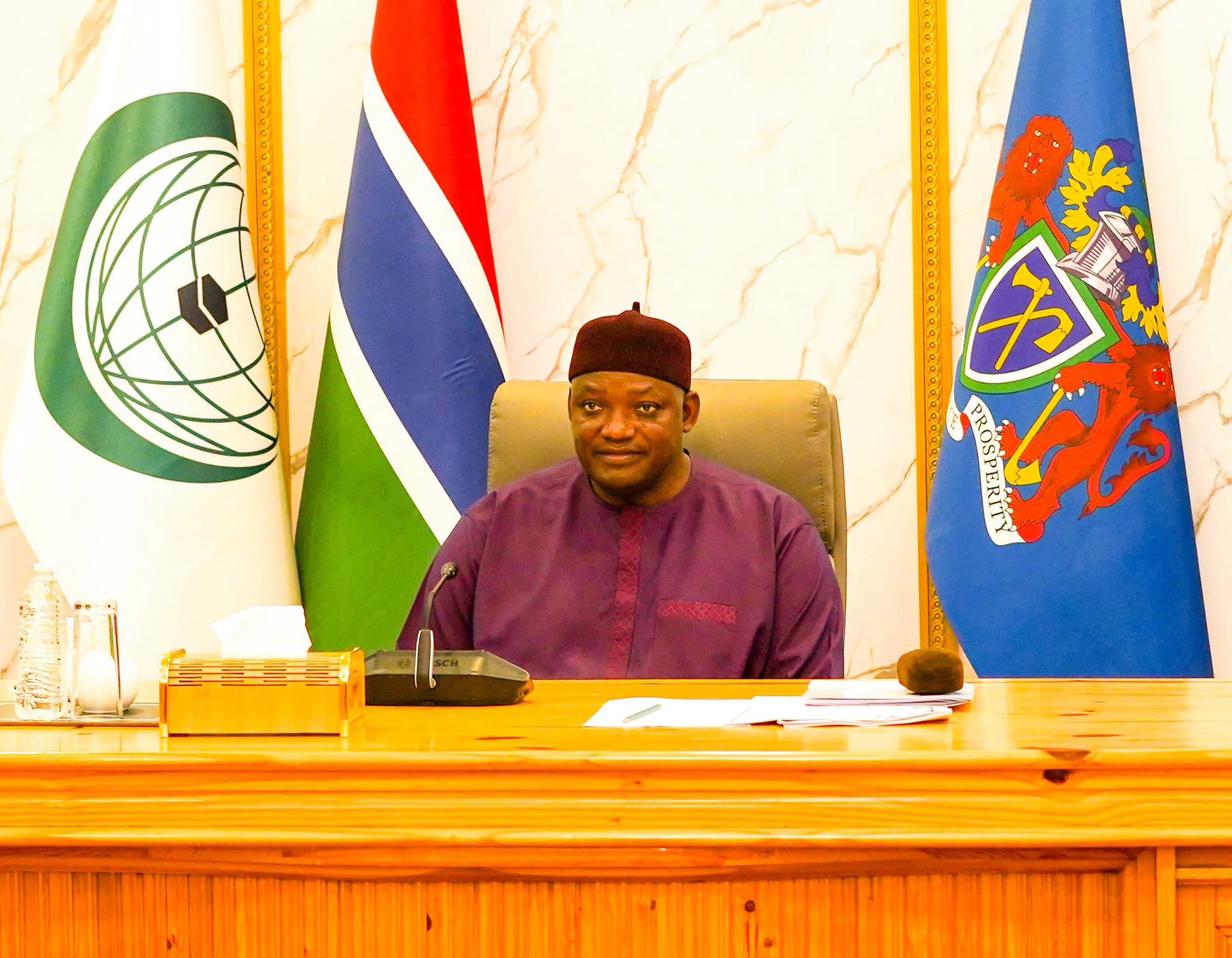 Gambie: le Président Adama Barrow mobilise son Cabinet pour accélérer le programme de développement national