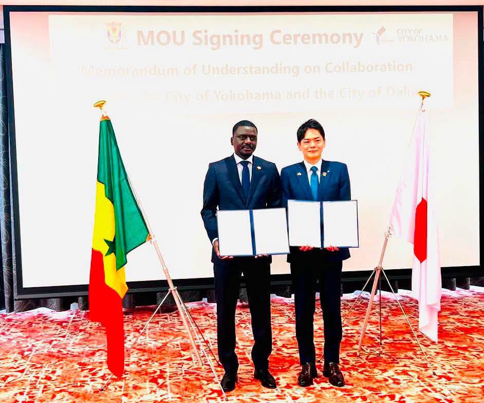 Coopération: Dakar et Yokohama signent un accord stratégique pour booster l'investissement et l'innovation durable