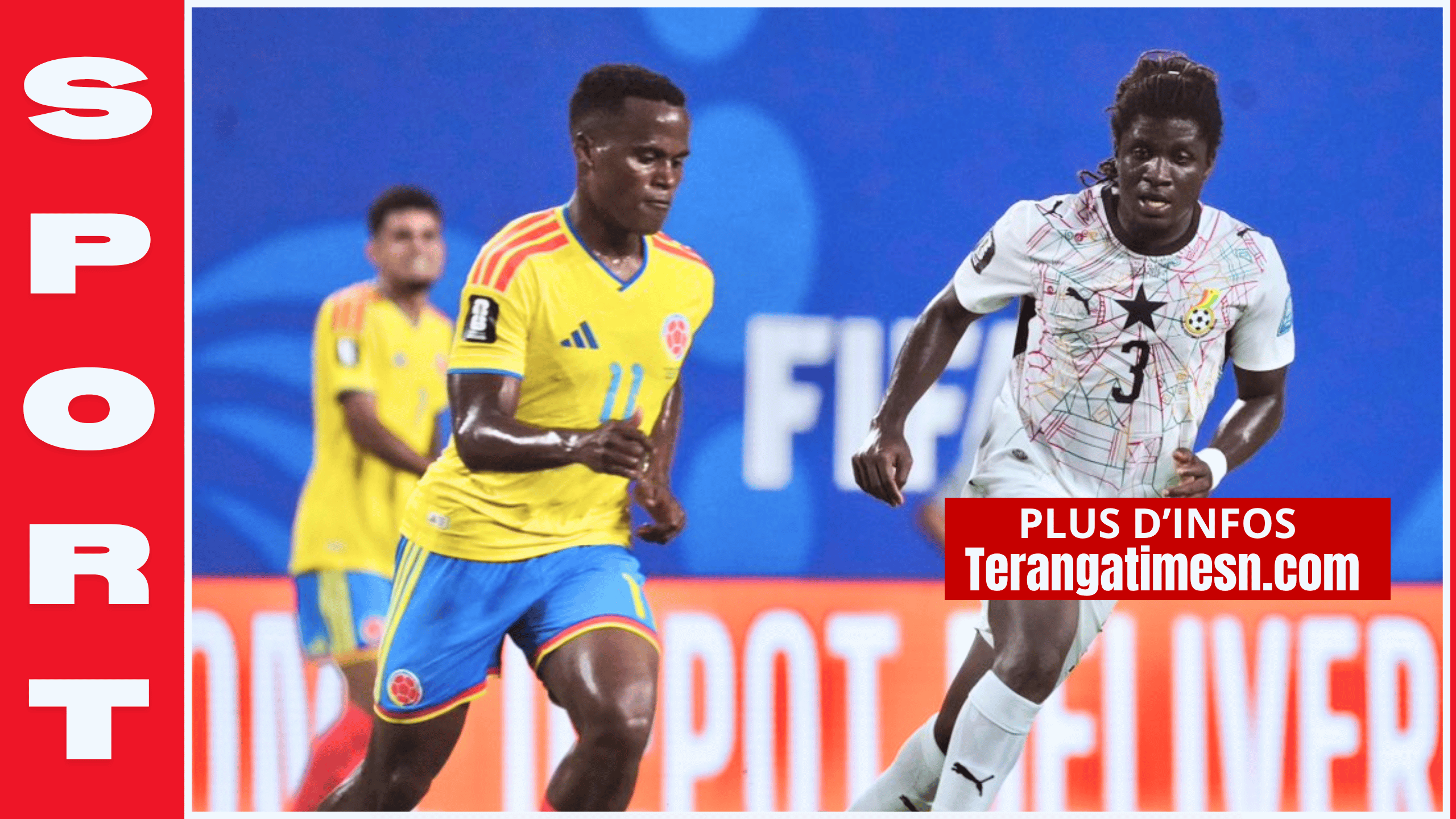 Coupe du Monde: La Colombie écarte le Ghana et rejoint la Suisse en huitièmes de finale