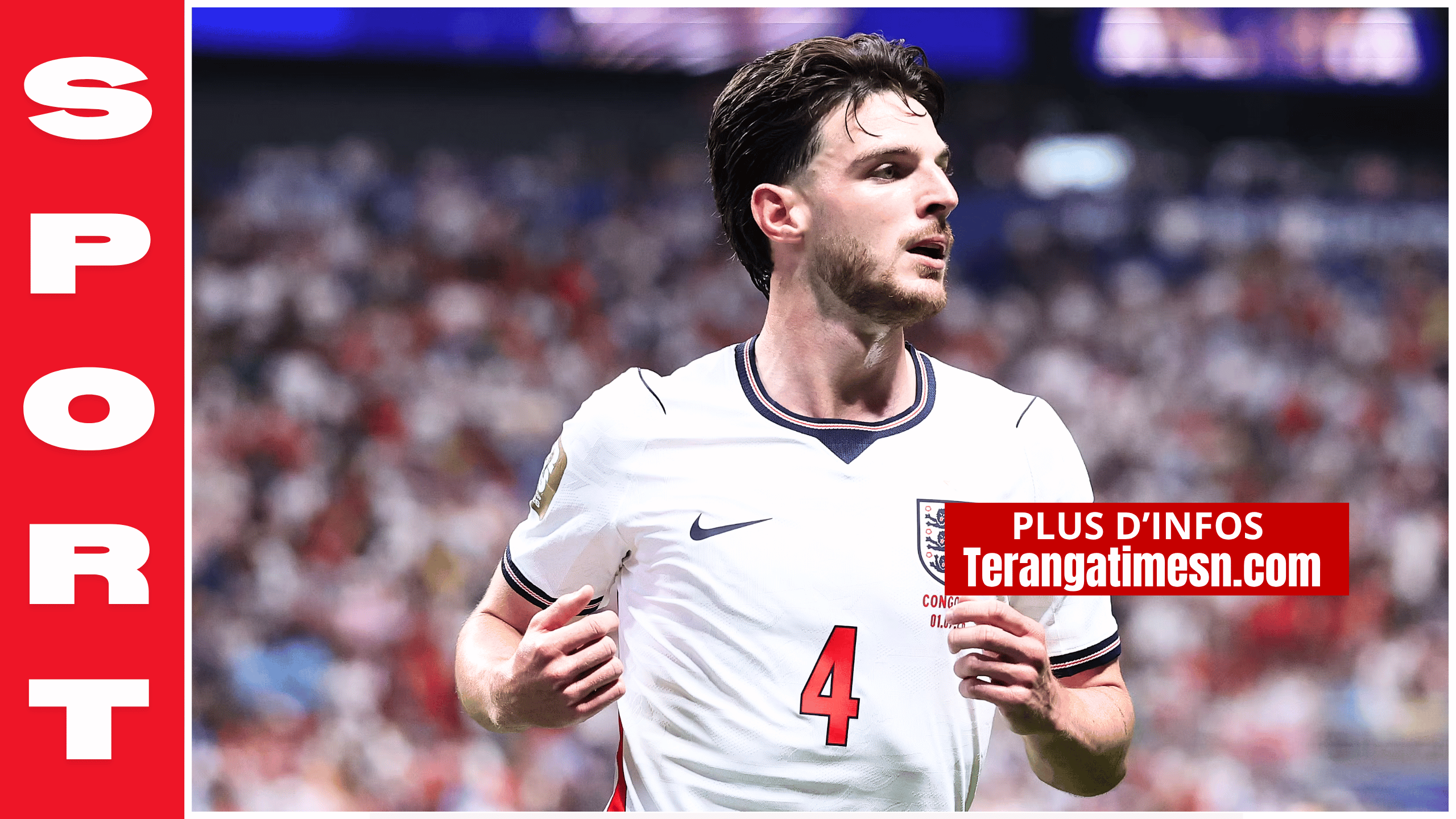 Angleterre - Mexique: Le geste fou de Declan Rice qui a failli lui valoir un carton rouge dès la 1re minute !