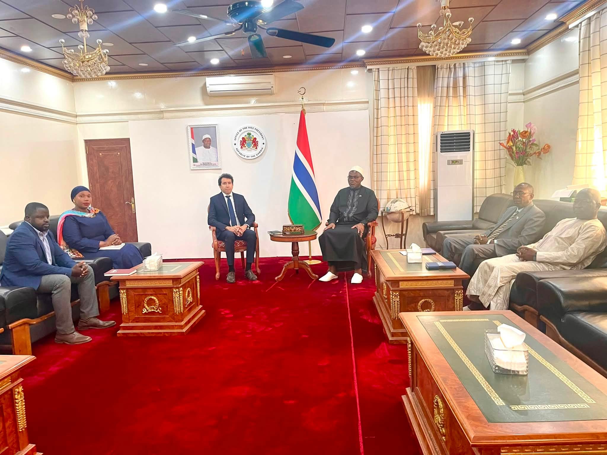 Gambie : Le vice-président Jallow salue le bilan d'Enabel au terme de la mission de son directeur pays