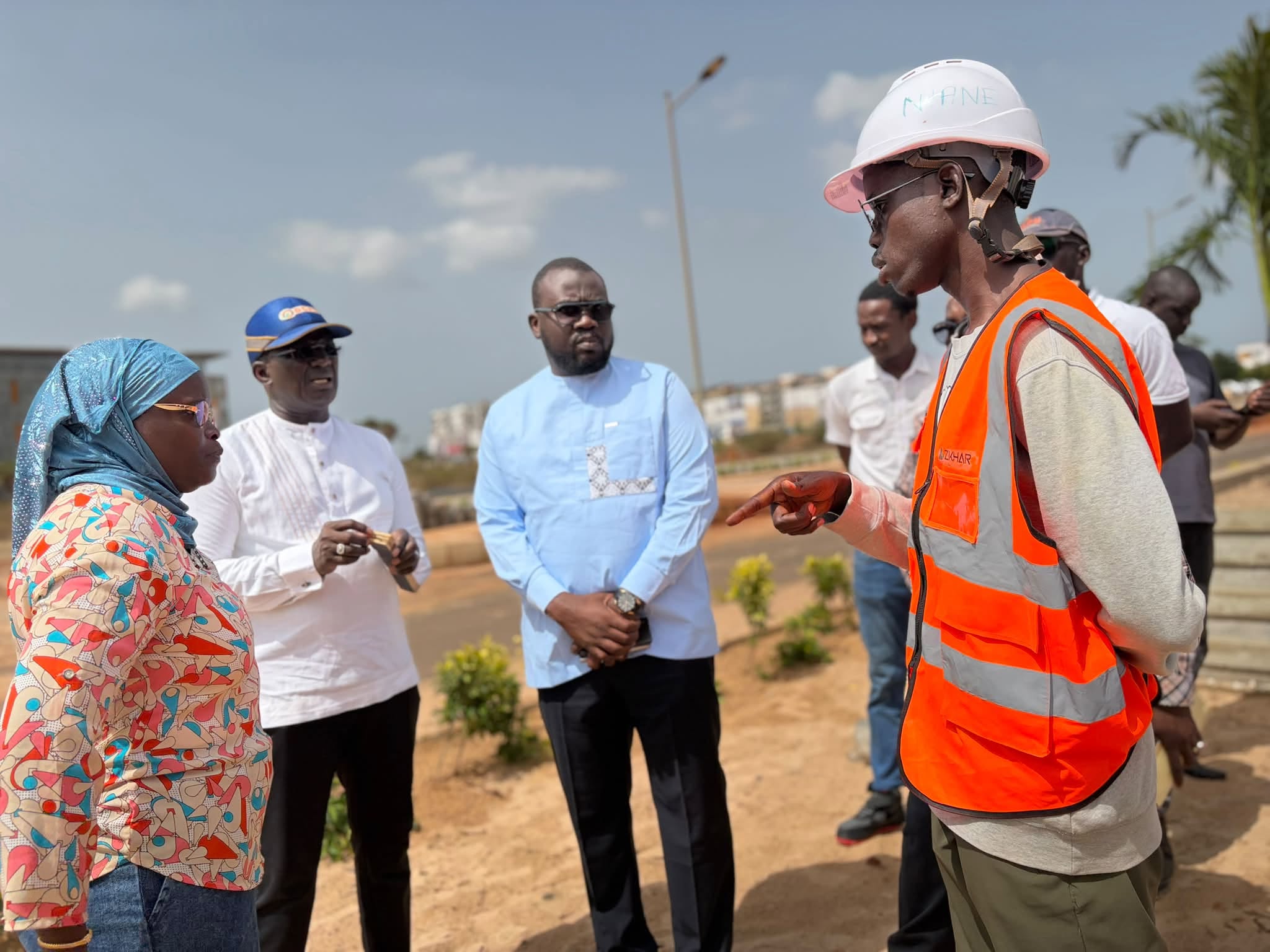 Diamniadio: Le Délégué général Bara Diouf s'assure de l'avancement des grands chantiers du Pôle urbain