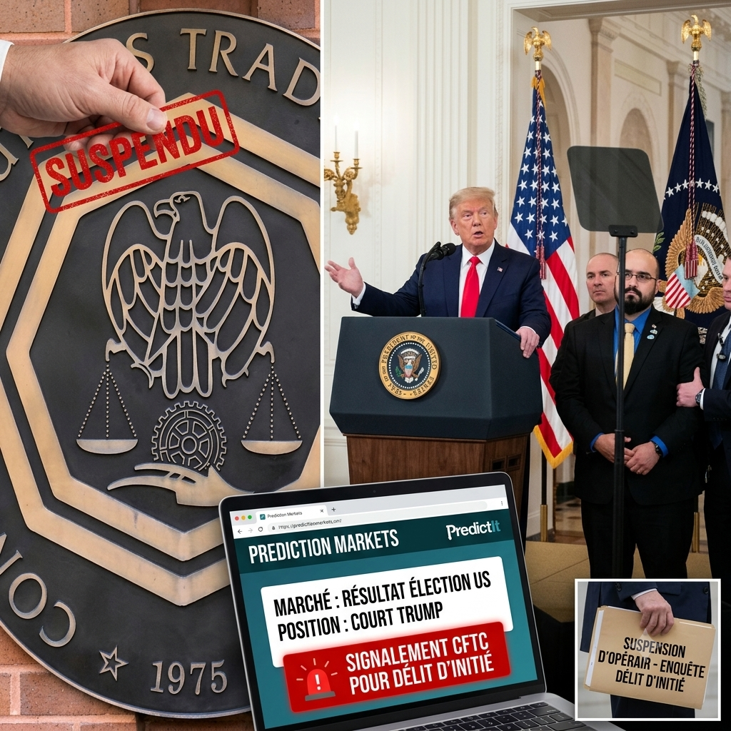 Scandale à la Maison-Blanche: l'opérateur du téléprompteur de Donald Trump suspendu pour délit d'initié sur des marchés de prédiction
