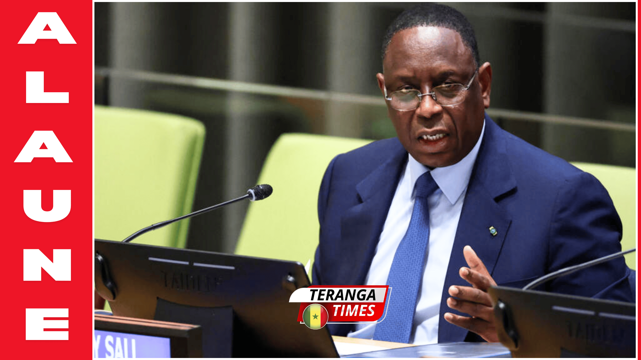 Secrétariat général de l'ONU: Macky Sall exprime sa gratitude à Bassirou Diomaye Faye pour le soutien du Sénégal