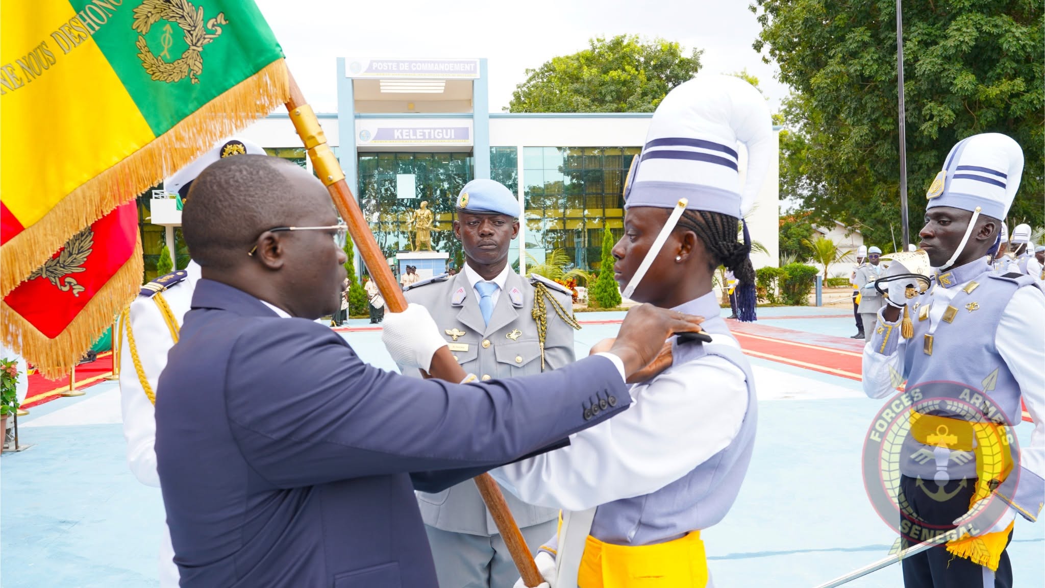 ENOA: La 44ᵉ promotion « Sous-lieutenant Amadou Diallo » reçoit ses épaulettes de sous-lieutenant à Thiès