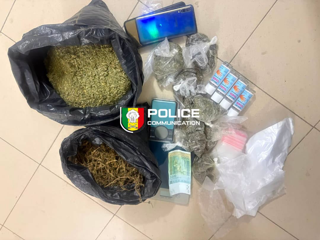 Diamniadio : la BRS démantèle un réseau de trafic de Kush et saisit plus de 4 kg de drogue