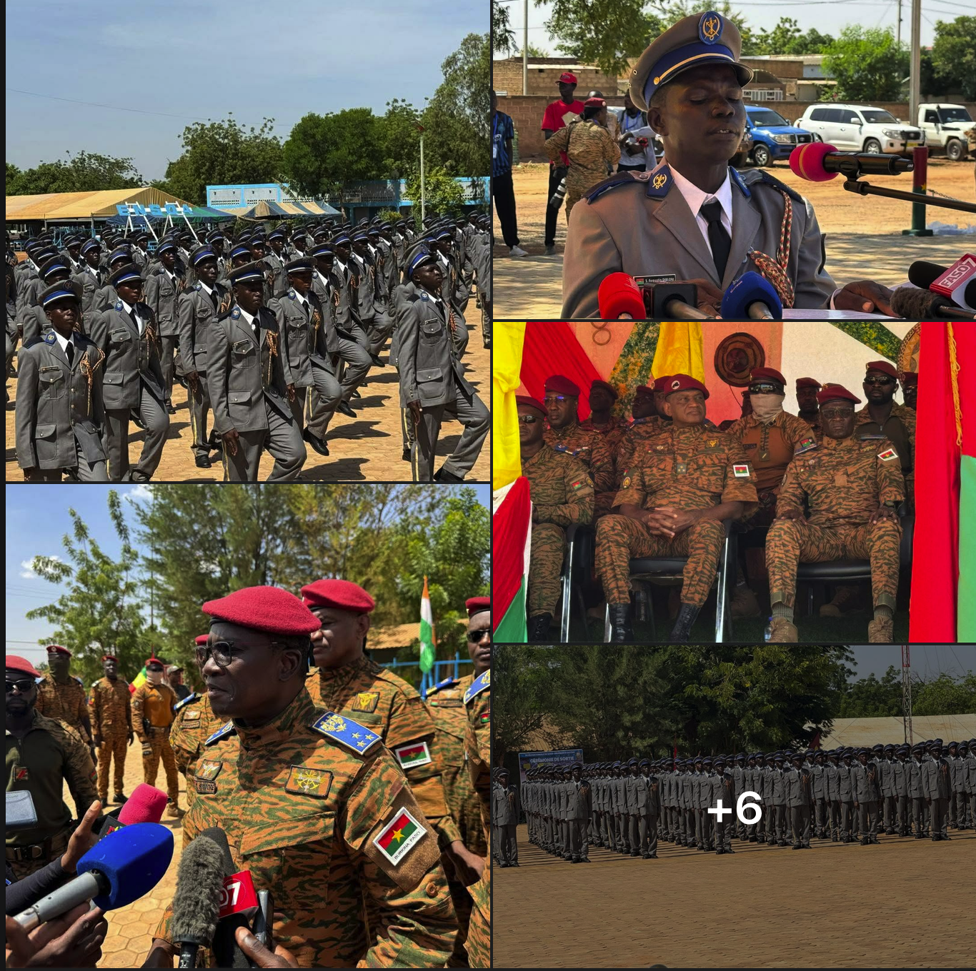 Burkina Faso : 520 nouveaux sergents rejoignent les Forces armées nationales après leur formation à l’ENSOA