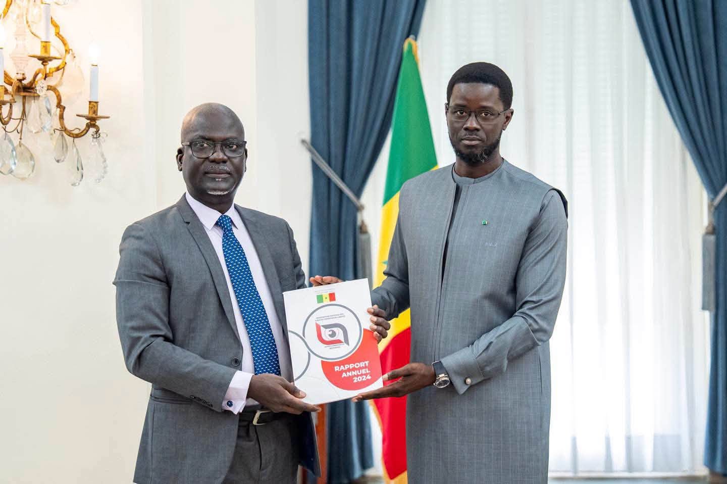 Le président Bassirou Diomaye Faye reçoit les rapports de l'Observateur national des Lieux de Privation de Liberté