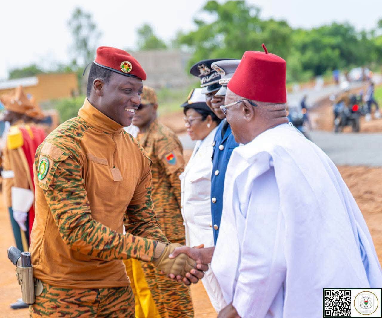 Burkina Faso: Le Capitaine Ibrahim TRAORÉ en visite stratégique à Pô dans le Nazinon