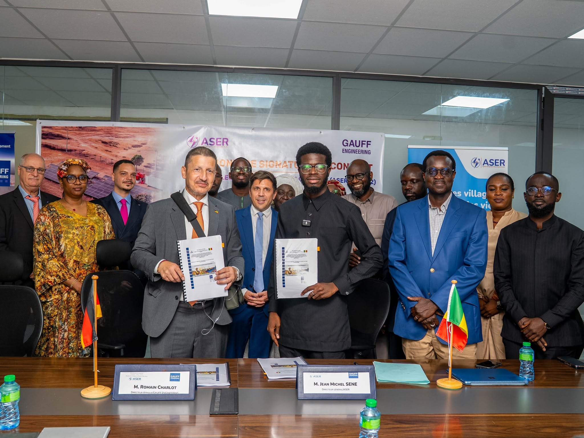Électrification rurale : L’ASER et Gauff Engineering lancent la phase 2 pour alimenter 753 nouveaux villages