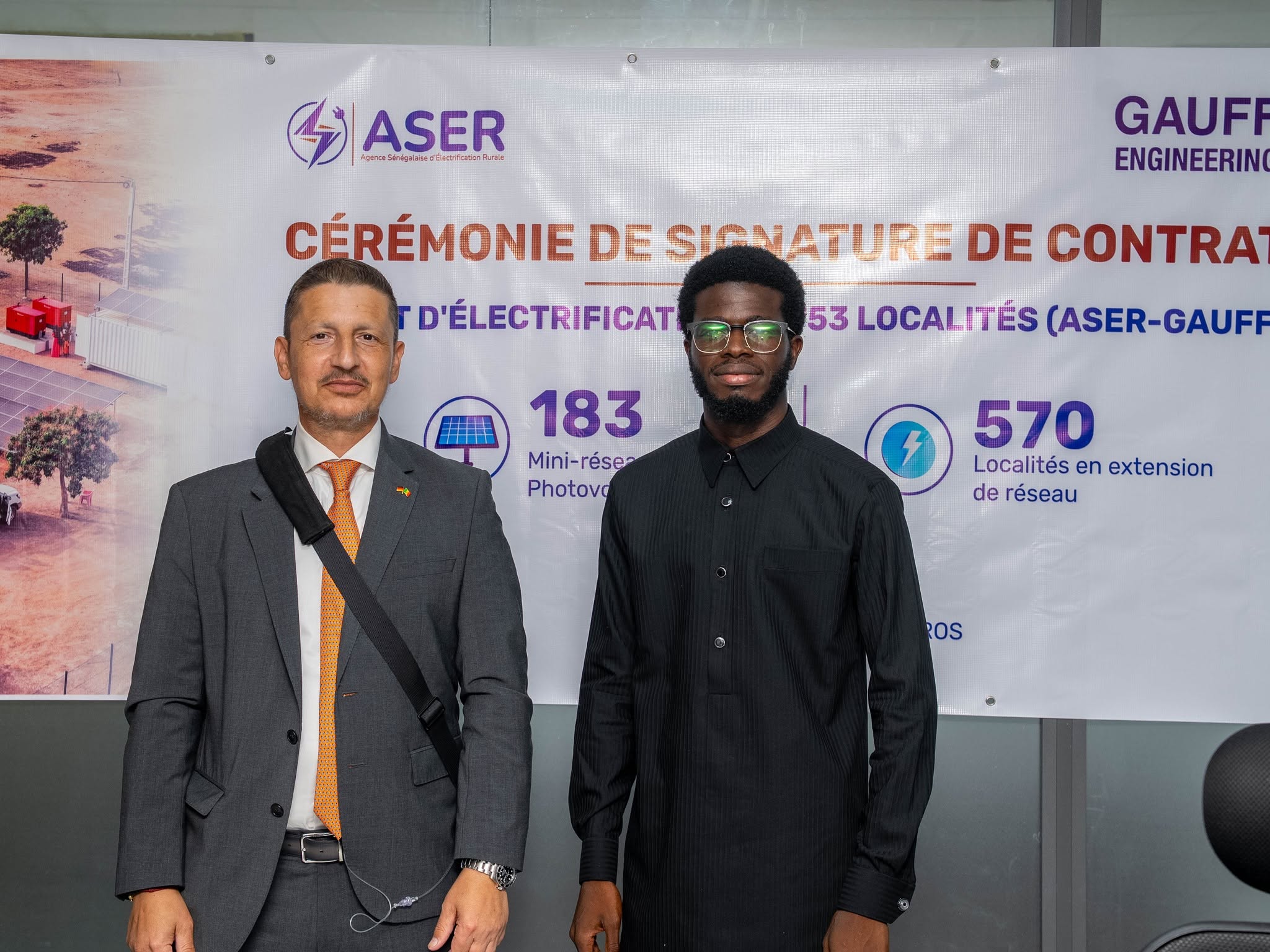 Électrification rurale : L’ASER et Gauff Engineering lancent la phase 2 pour alimenter 753 nouveaux villages