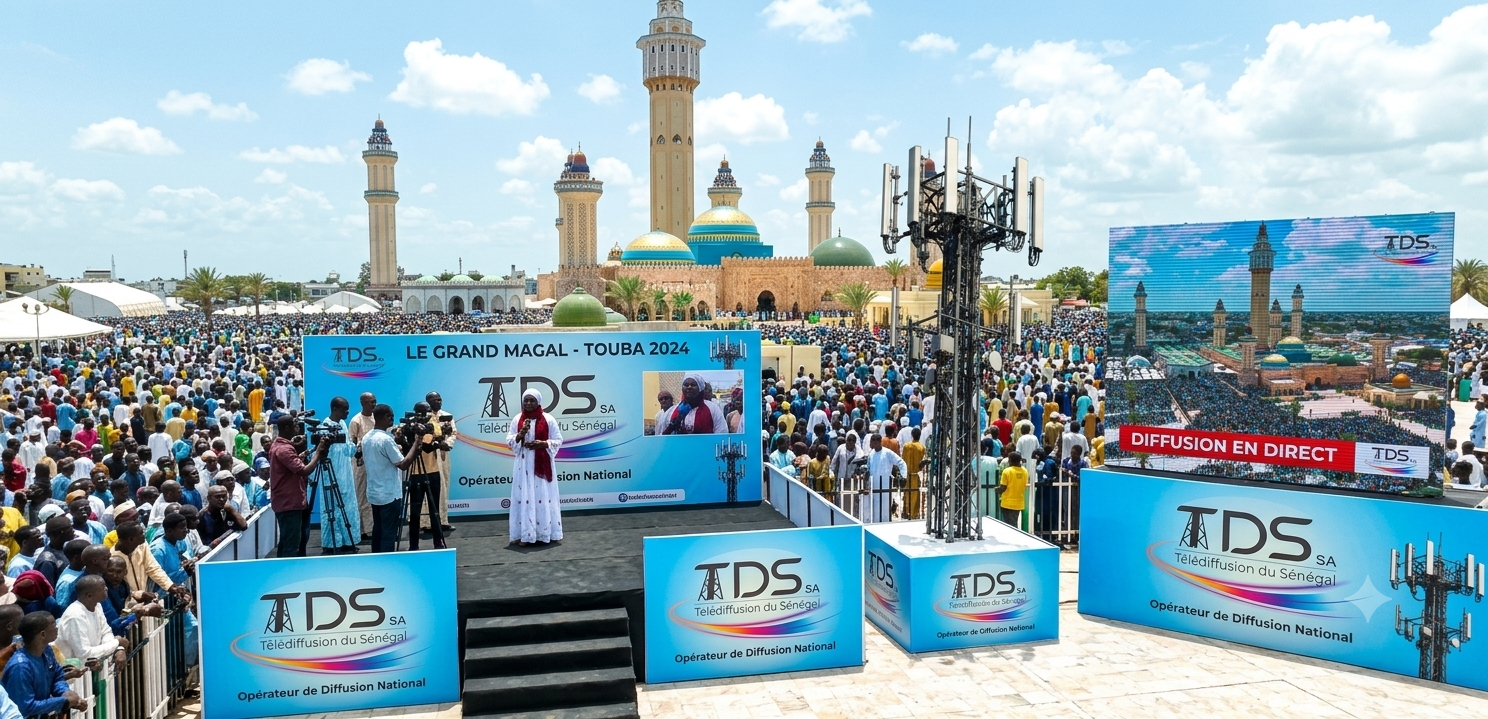 Grand Magal de Touba 2026 : TDS SA mobilise le canal 99 de la TNT et rassure après l'incident du pylône de Mbacké