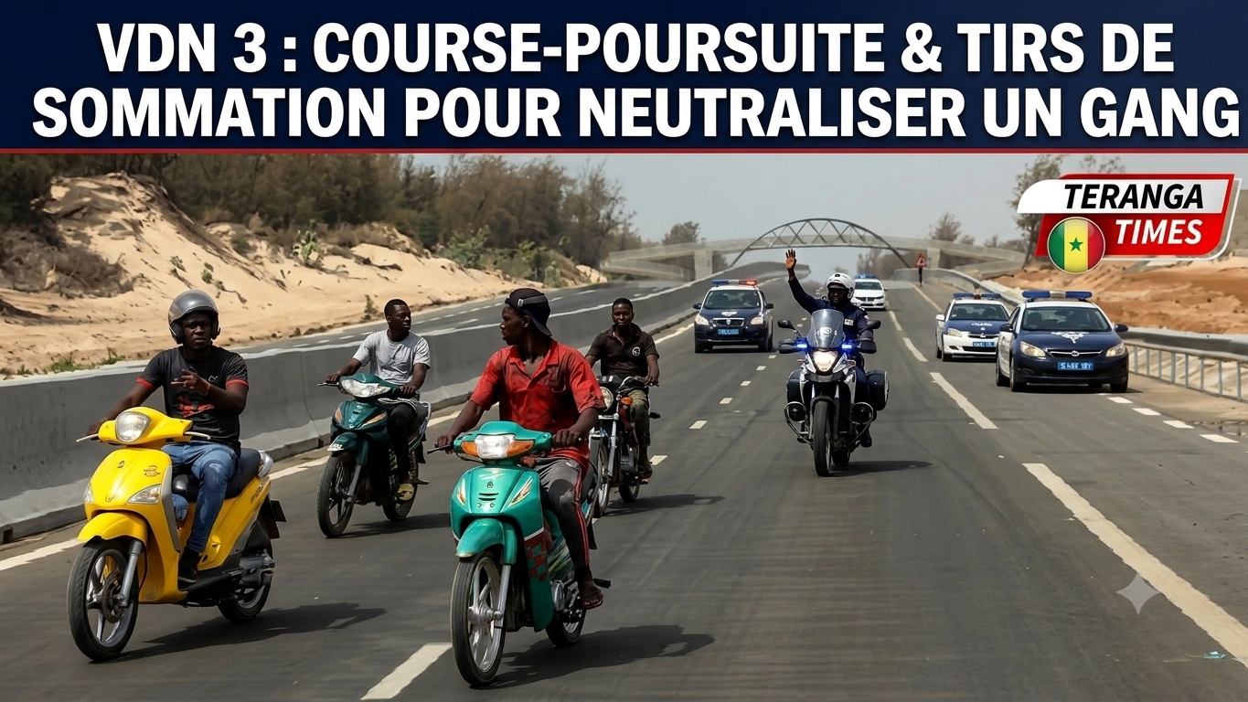 VDN 3: Une course-poursuite et des tirs de sommation de la police pour neutraliser un gang de motards