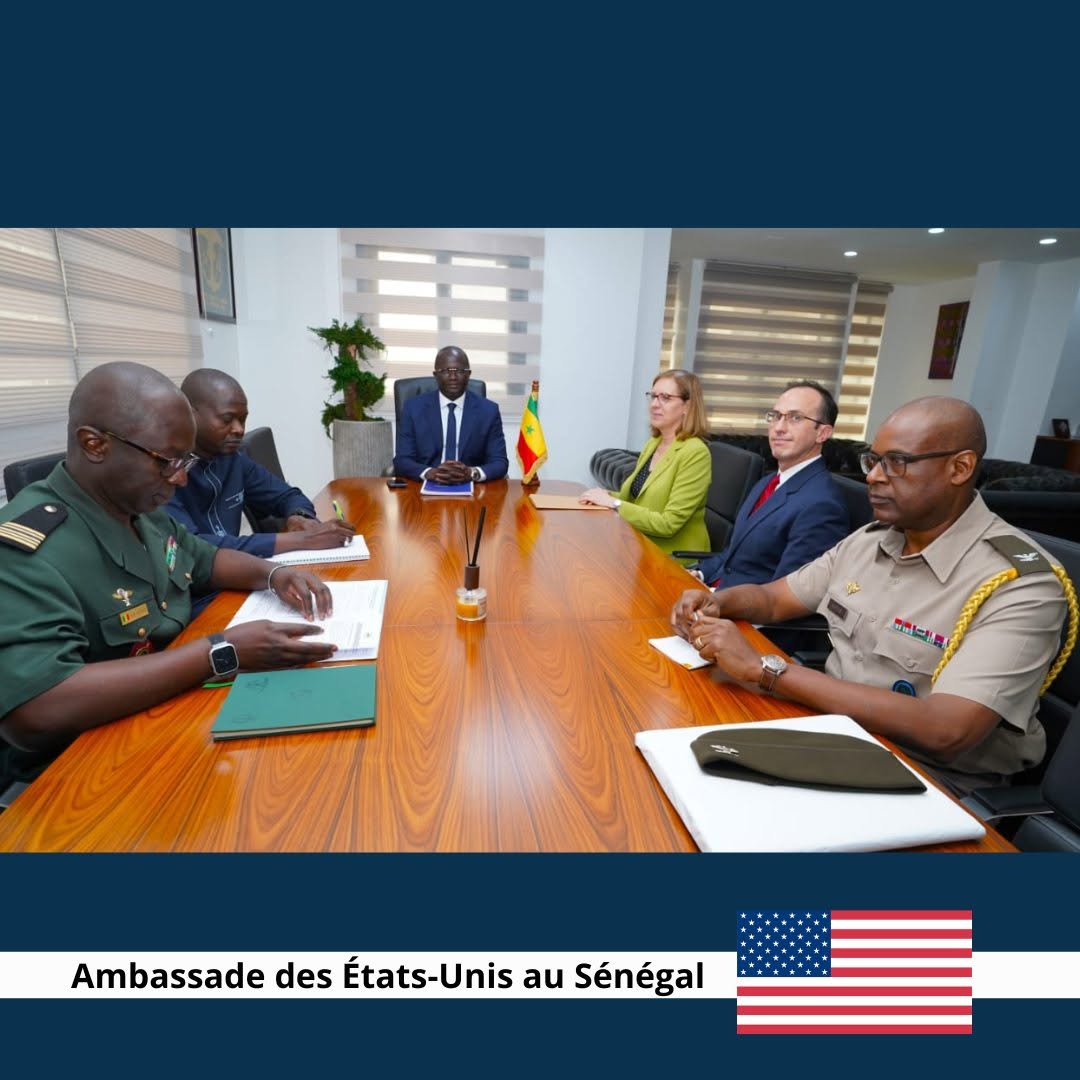 Coopération sécuritaire: Le ministre des Forces armées Yankoba Diémé s'entretient avec la Chargée d’affaires américaine Jennifer Davis Paguada
