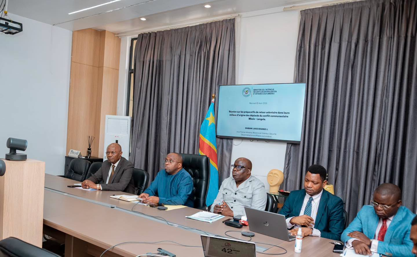 RDC : le VPM Shabani accélère le retour des déplacés du conflit Mbole-Lengola à Kisangani