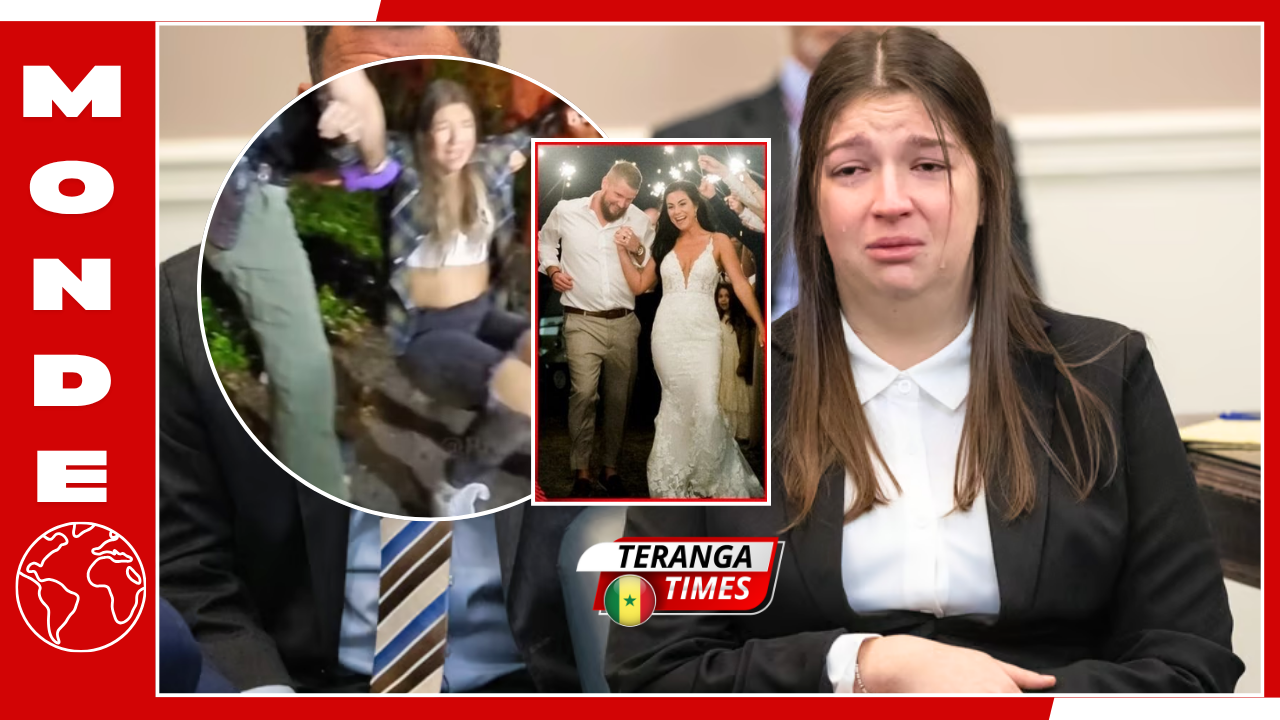 De nouvelles images chocs révèlent le comportement puéril d'une conductrice ivre après avoir tué une jeune mariée