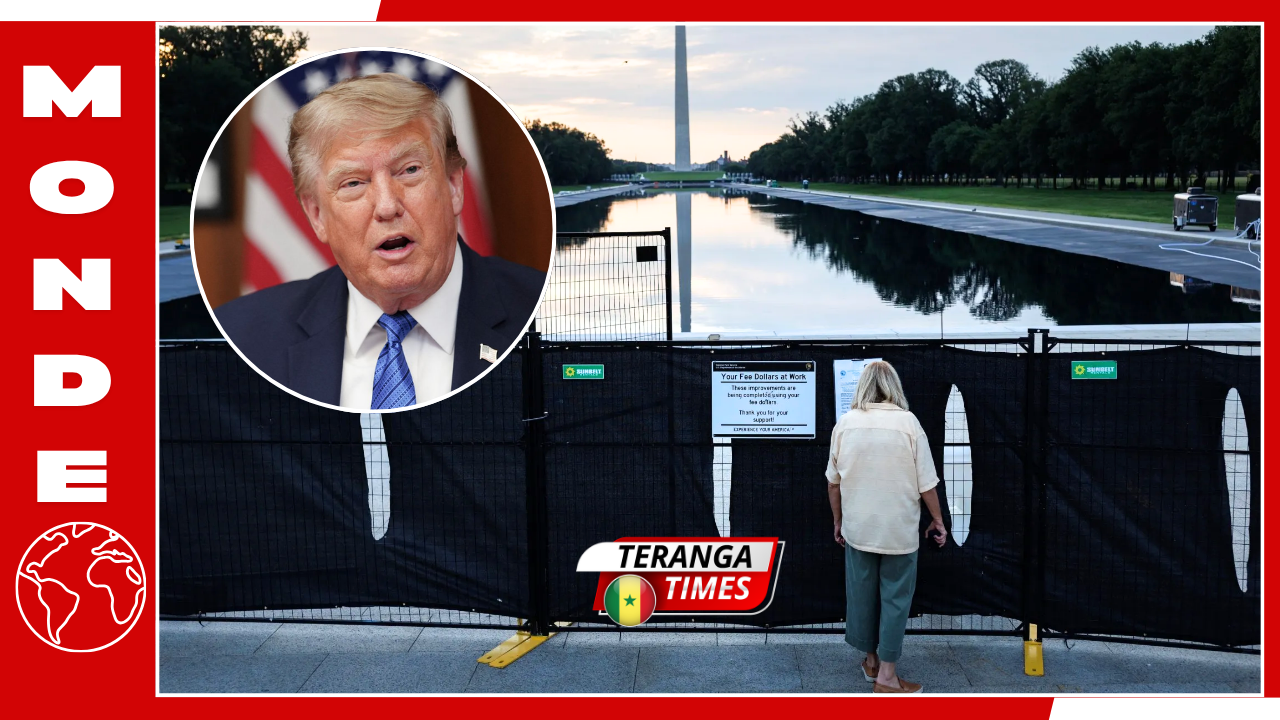Reflecting Pool: Trump publie des photos de « vandalisme » et presse Pirro d'agir