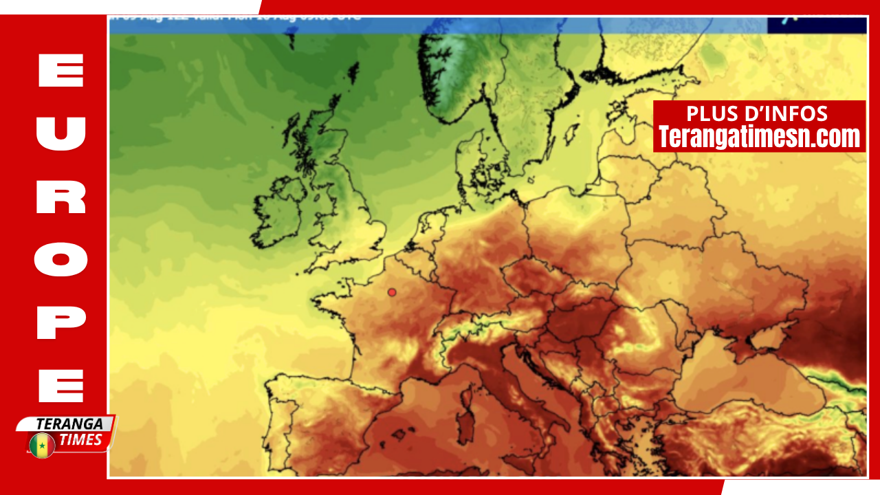 Europe: Une nouvelle vague de chaleur touche le continent, avec des pics dépassant 35°C