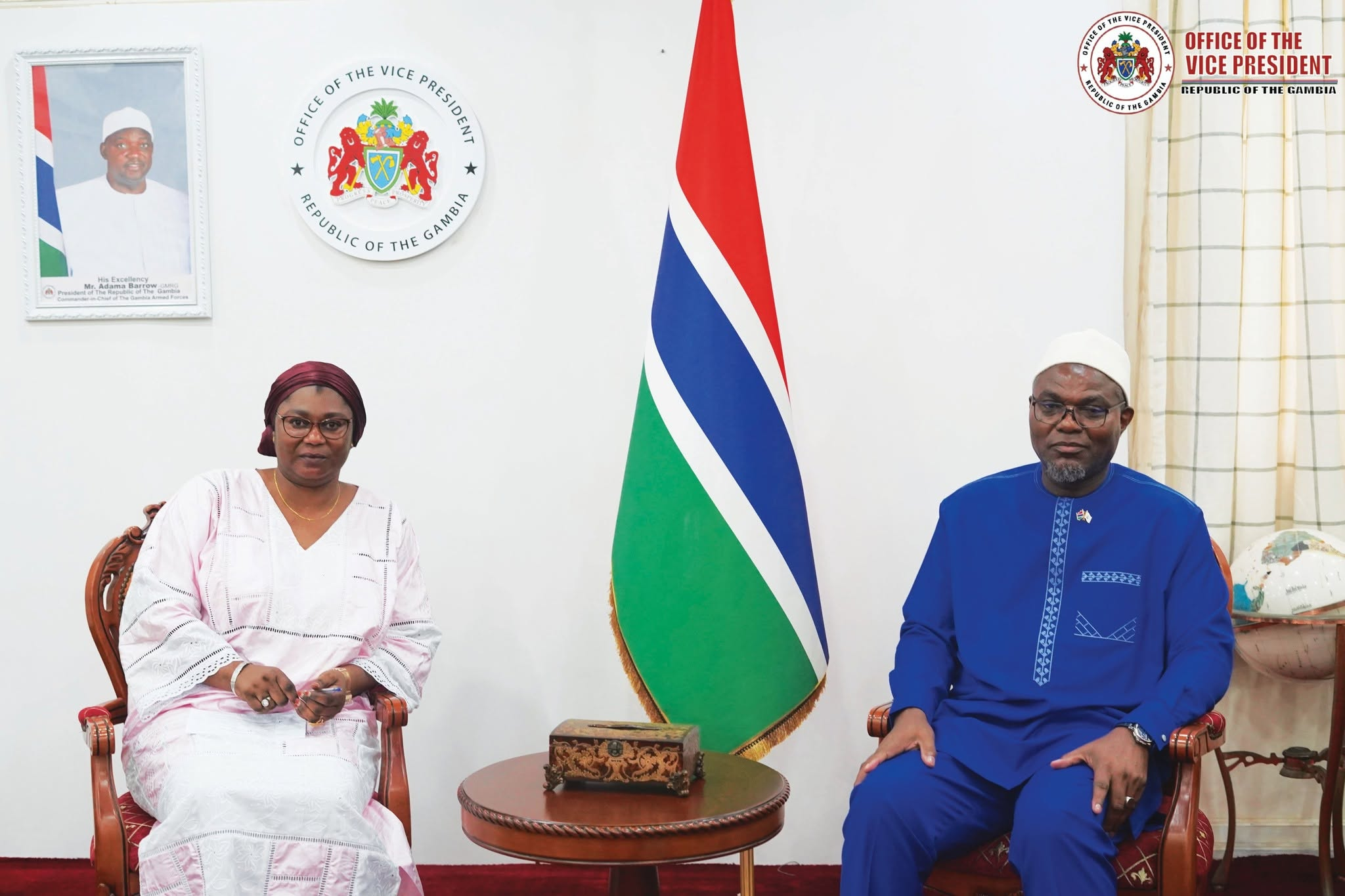 Gambie: le vice-président Mohammed Jallow réaffirme son soutien au renforcement de la nutrition