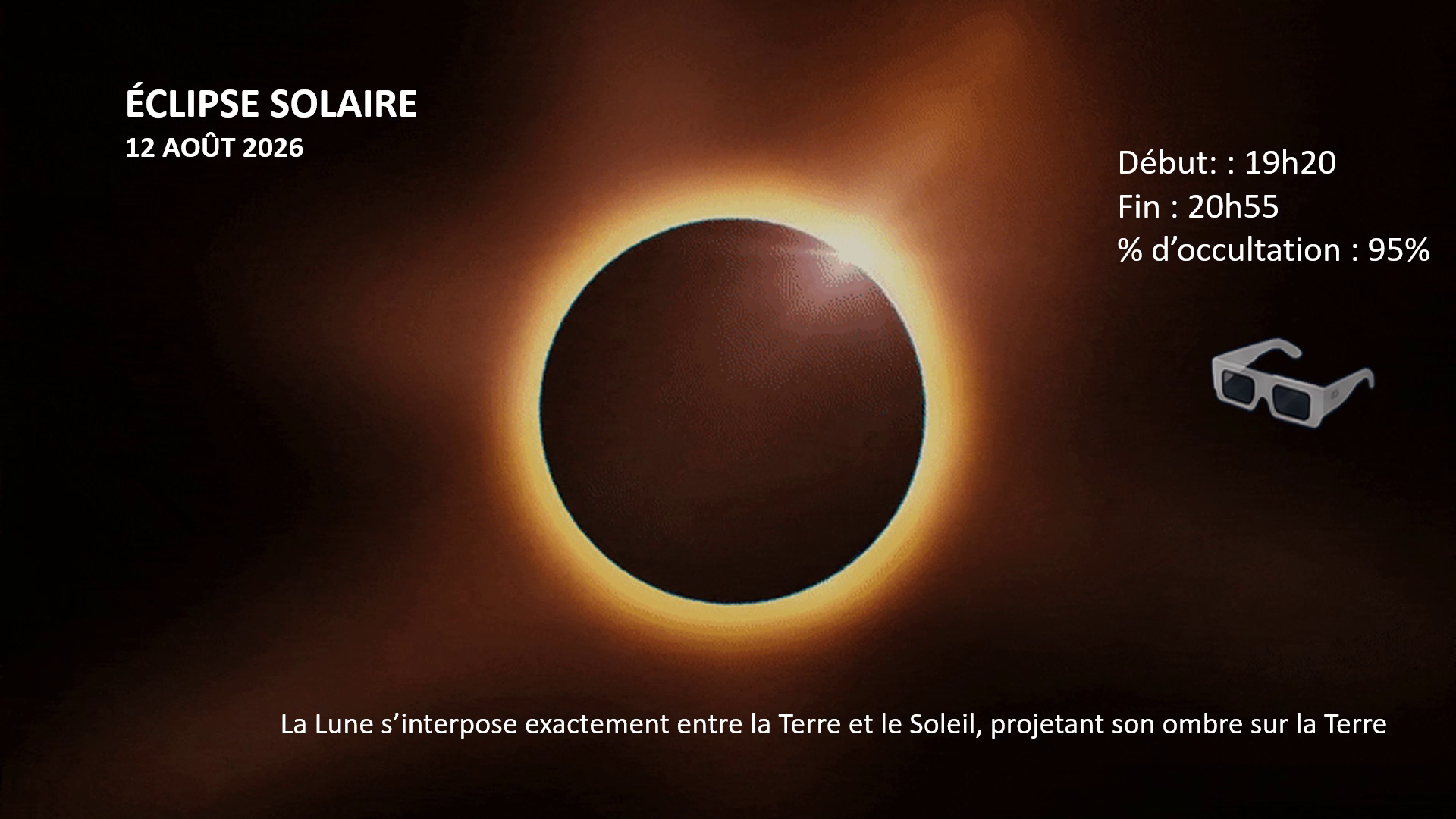 Éclipse solaire du 12 août 2026 : ce que les Sénégalais pourront observer à Dakar