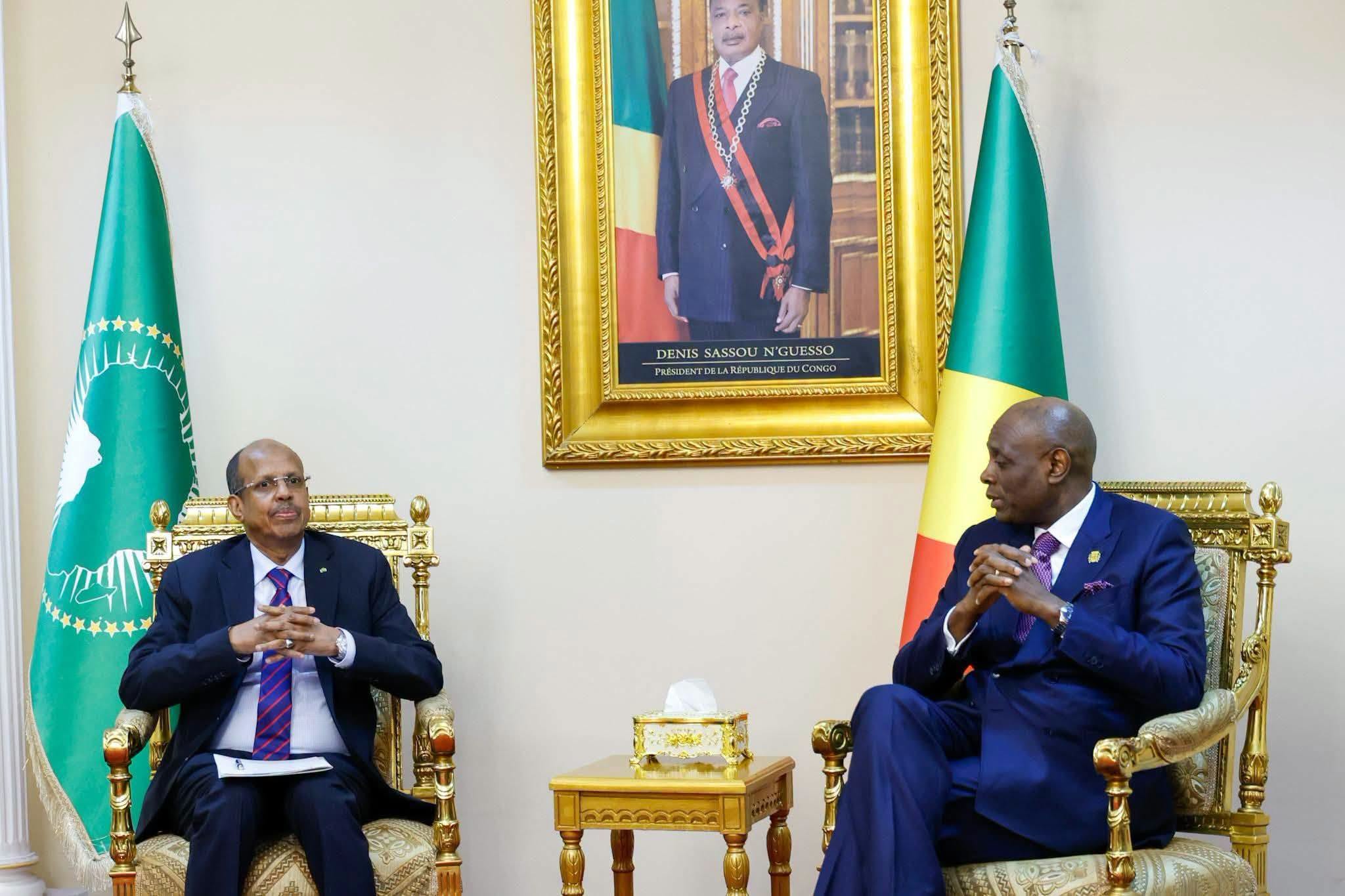 Indépendance du Congo: le Président de la Commission de l'Union africaine en visite à Brazzaville