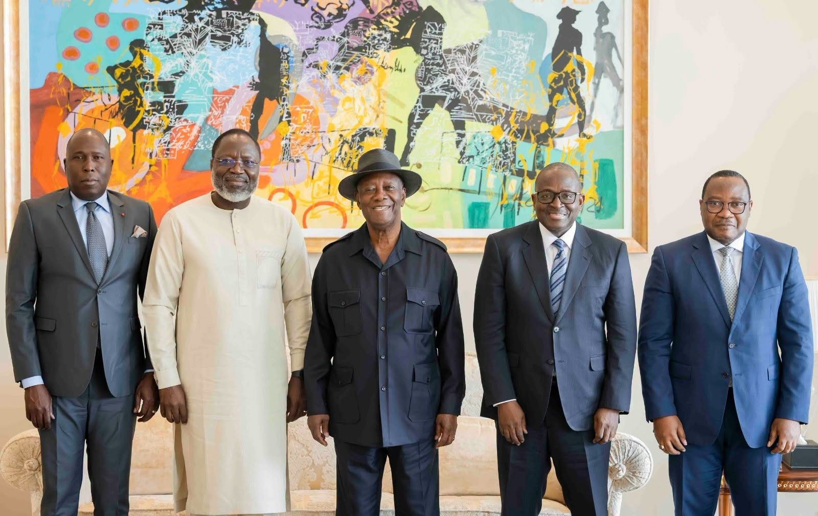 CEDEAO: Omar Alieu Touray effectue une visite d’adieux au président ivoirien Alassane Ouattara