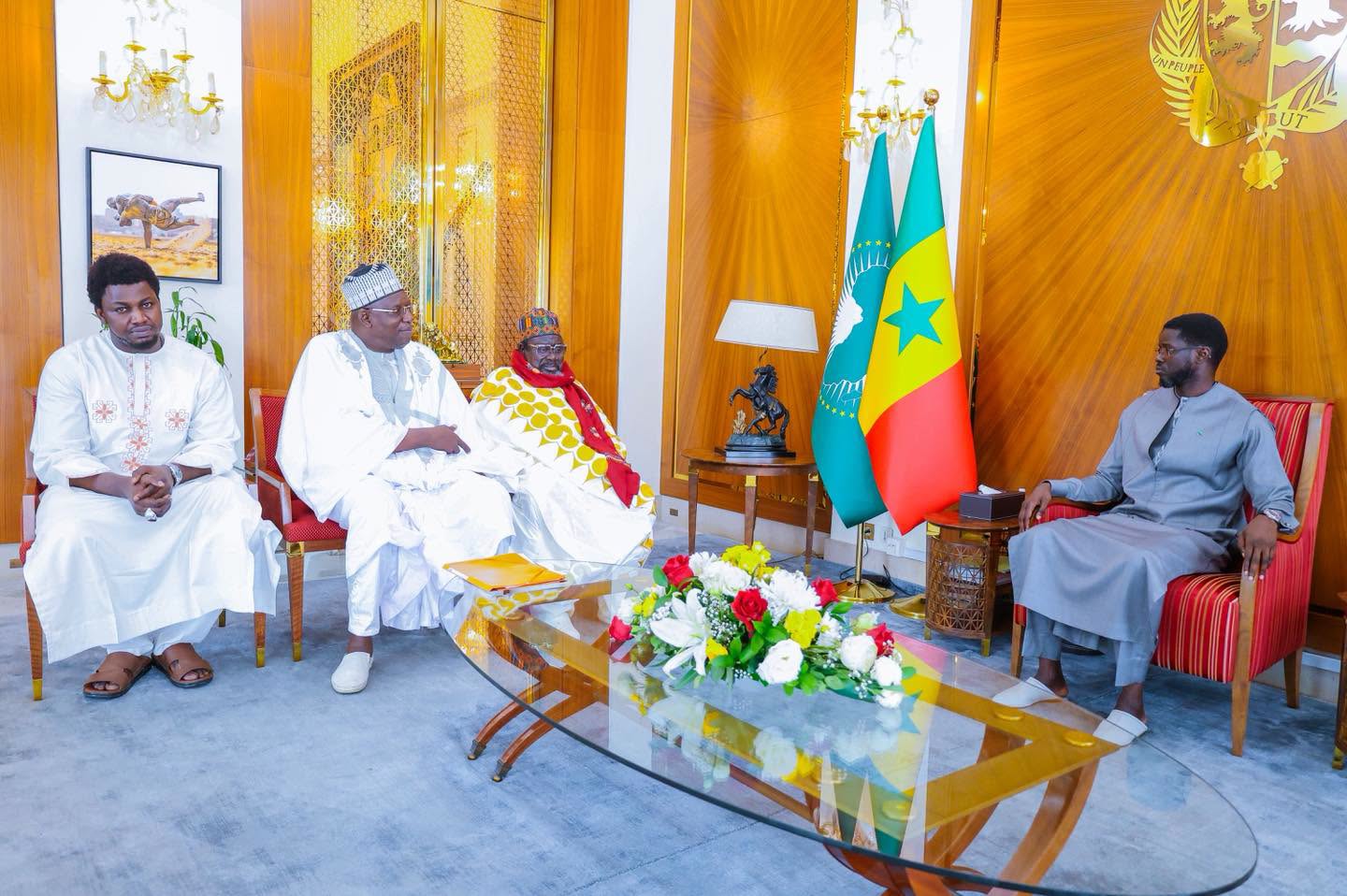 Présidence de la République: Le chef de l'État Bassirou Diomaye Faye reçoit l'Imam Ratib de Médina Baye, Serigne Cheikh Tidiane Cissé