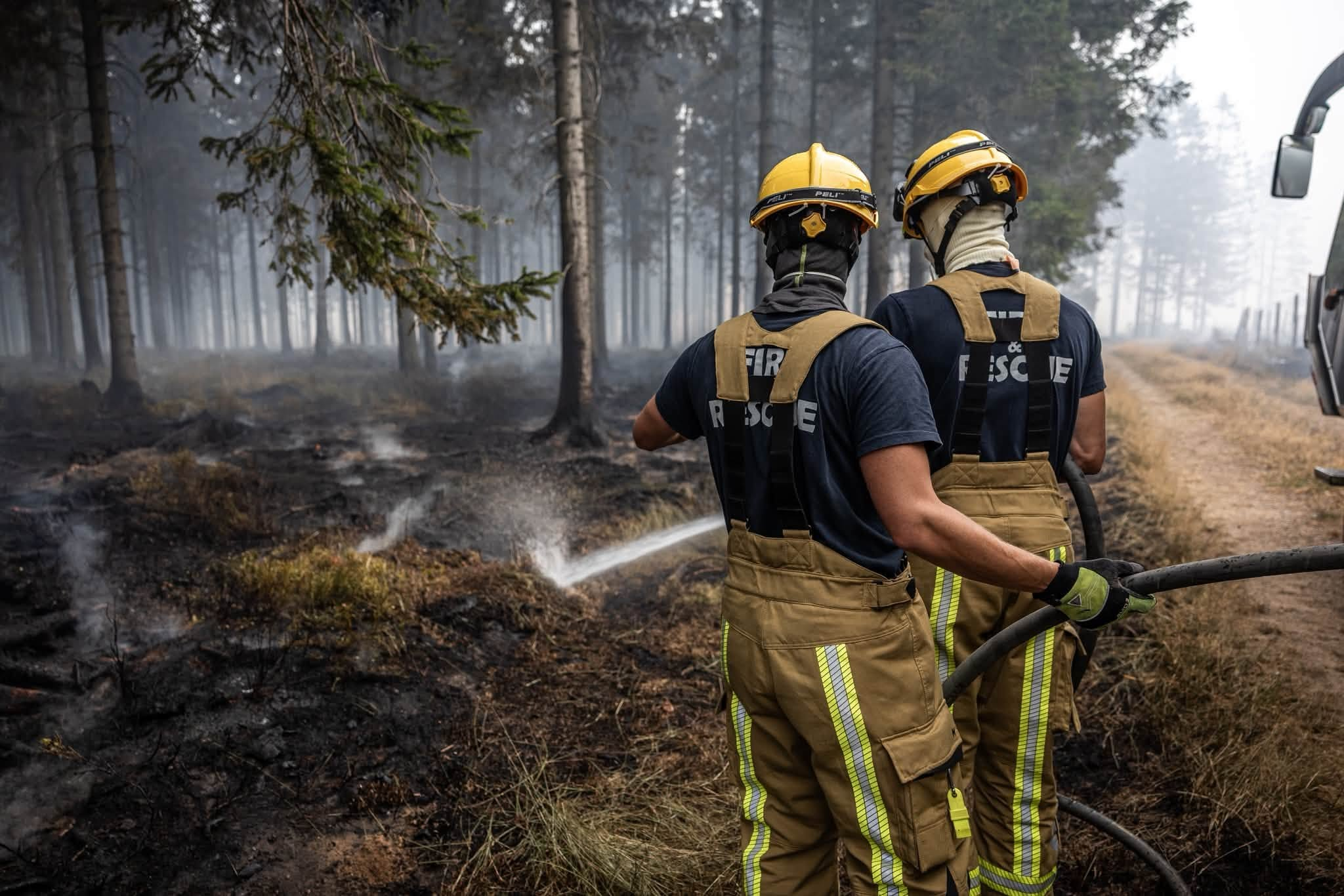 Feux de forêt en Europe: La Belgique confrontée au plus grand incendie de son histoire